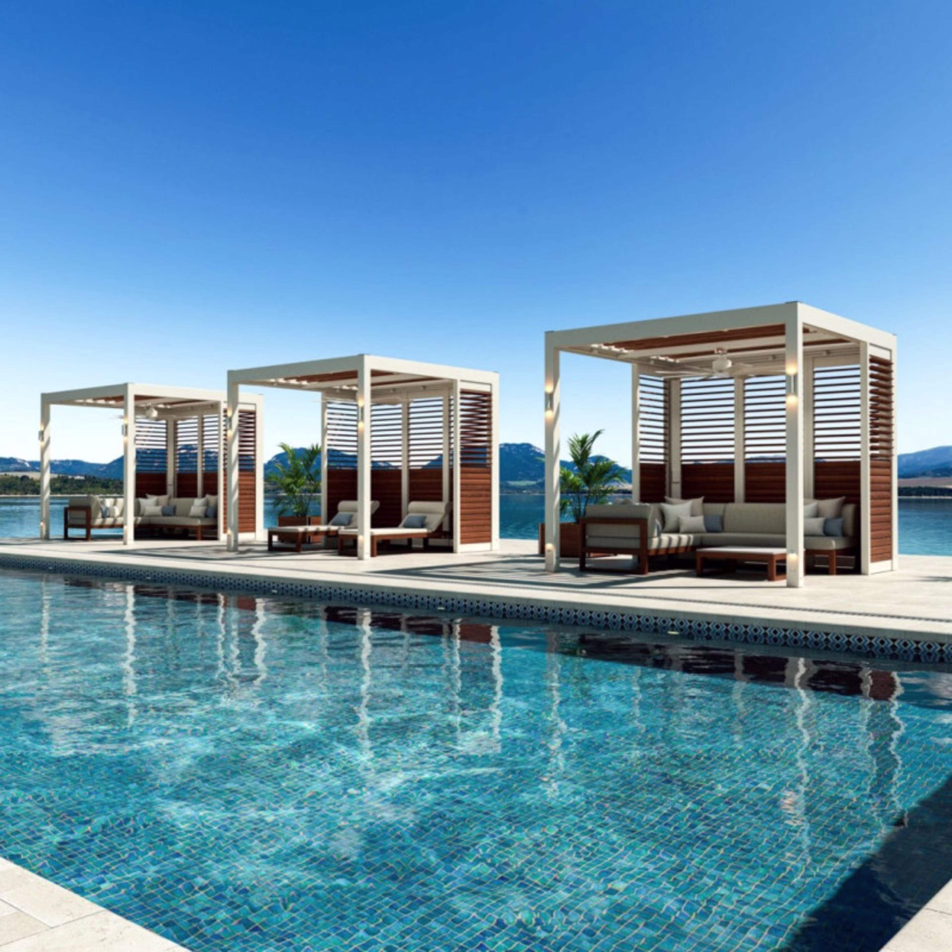 Tuuci Ocean Master Max Solanox Aluminum Square Cabana