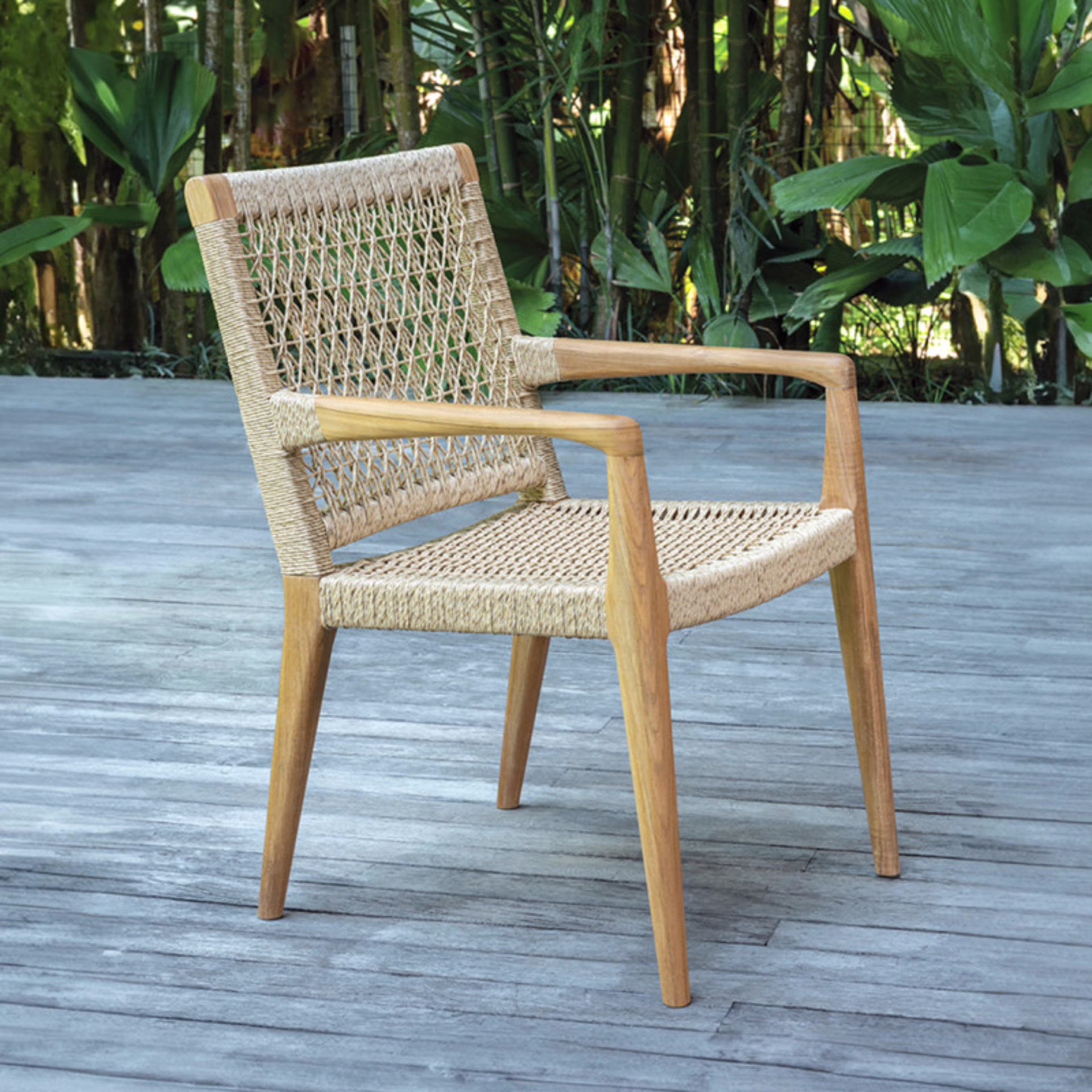 Kingsley Bate Barcelona/Bainbridge 7-Piece Rectangular Patio Dining Set