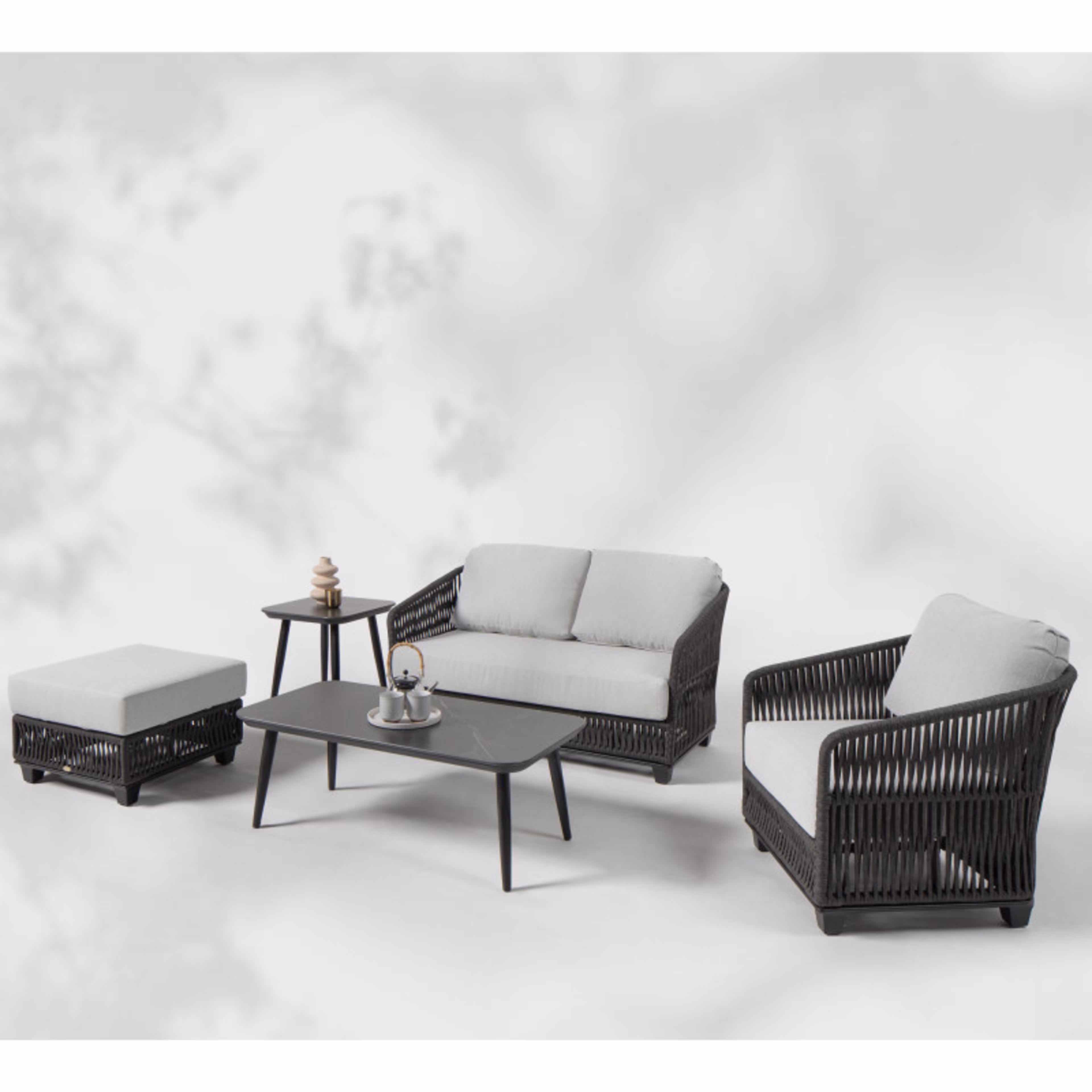 Ratana Gemelli Rope Love Seat