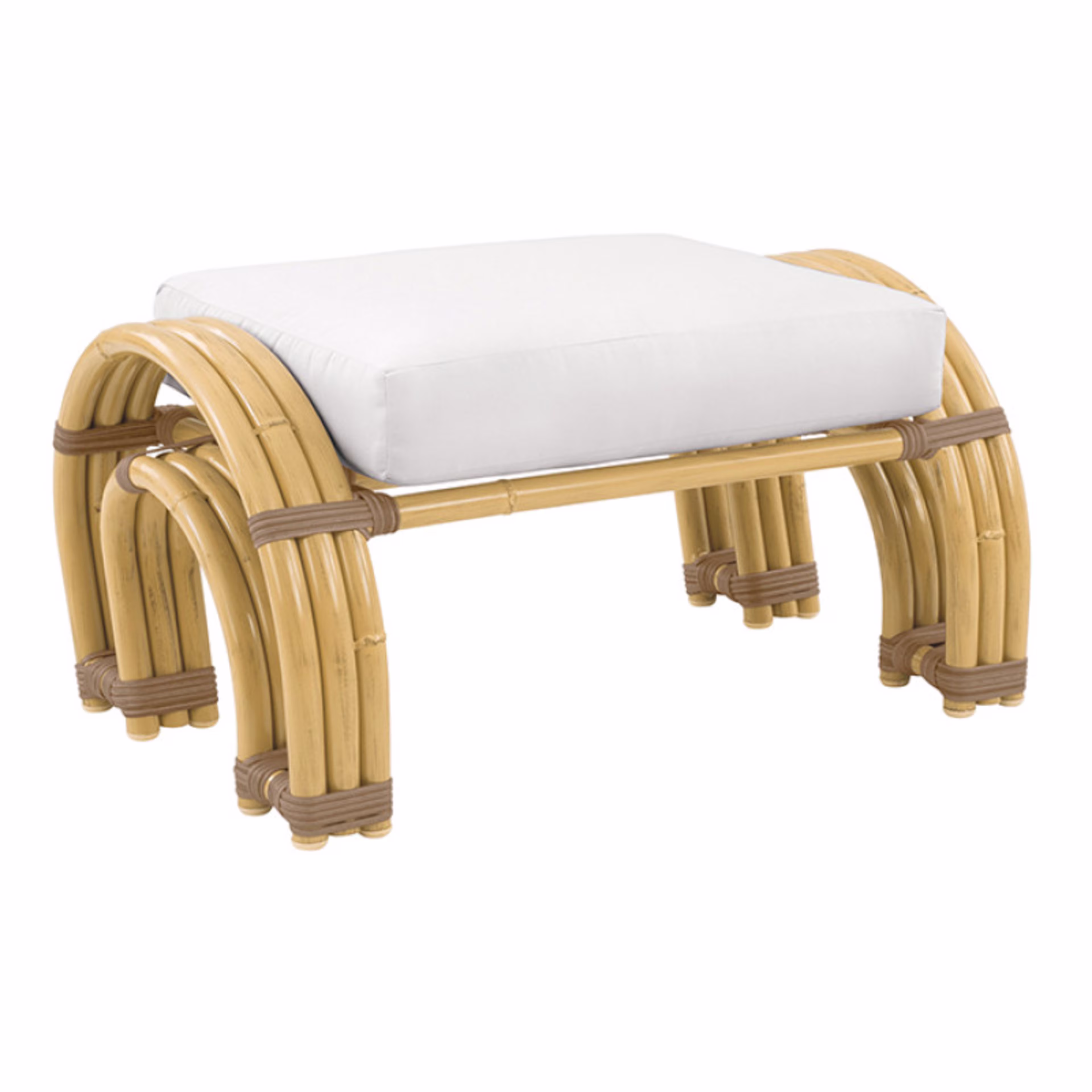 Kingsley Bate Palm Springs Aluminum Ottoman Protective Cover