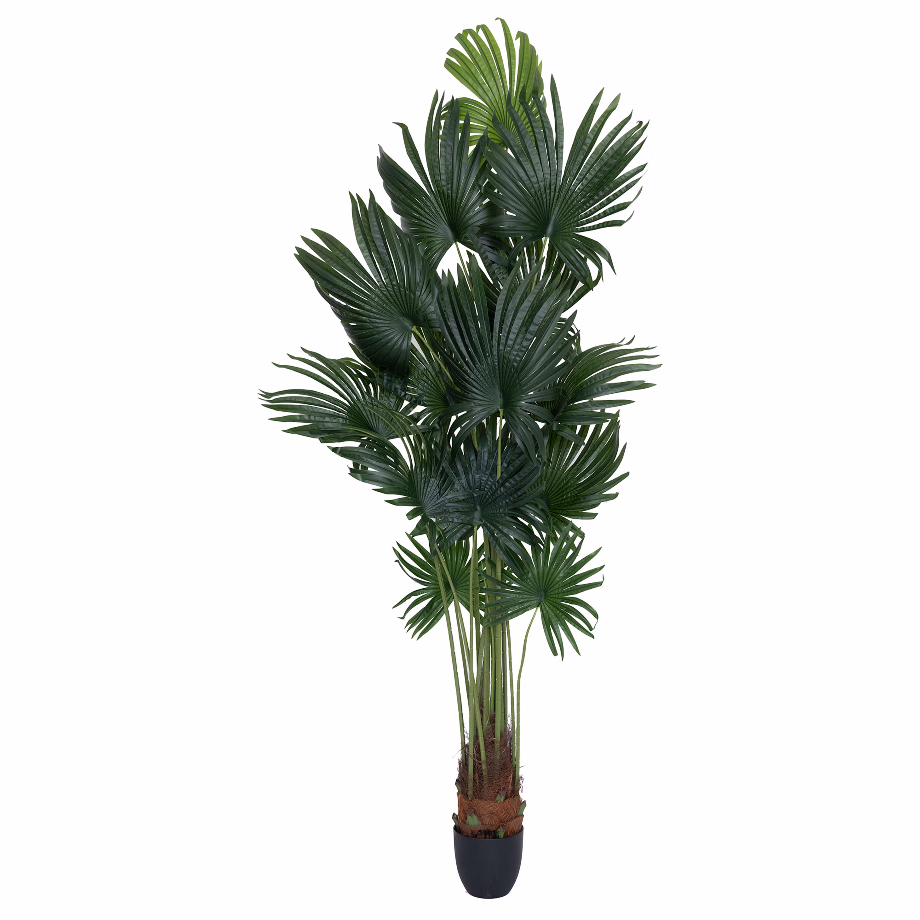 Pottery Pots 87" Faux Palm Tree Plant