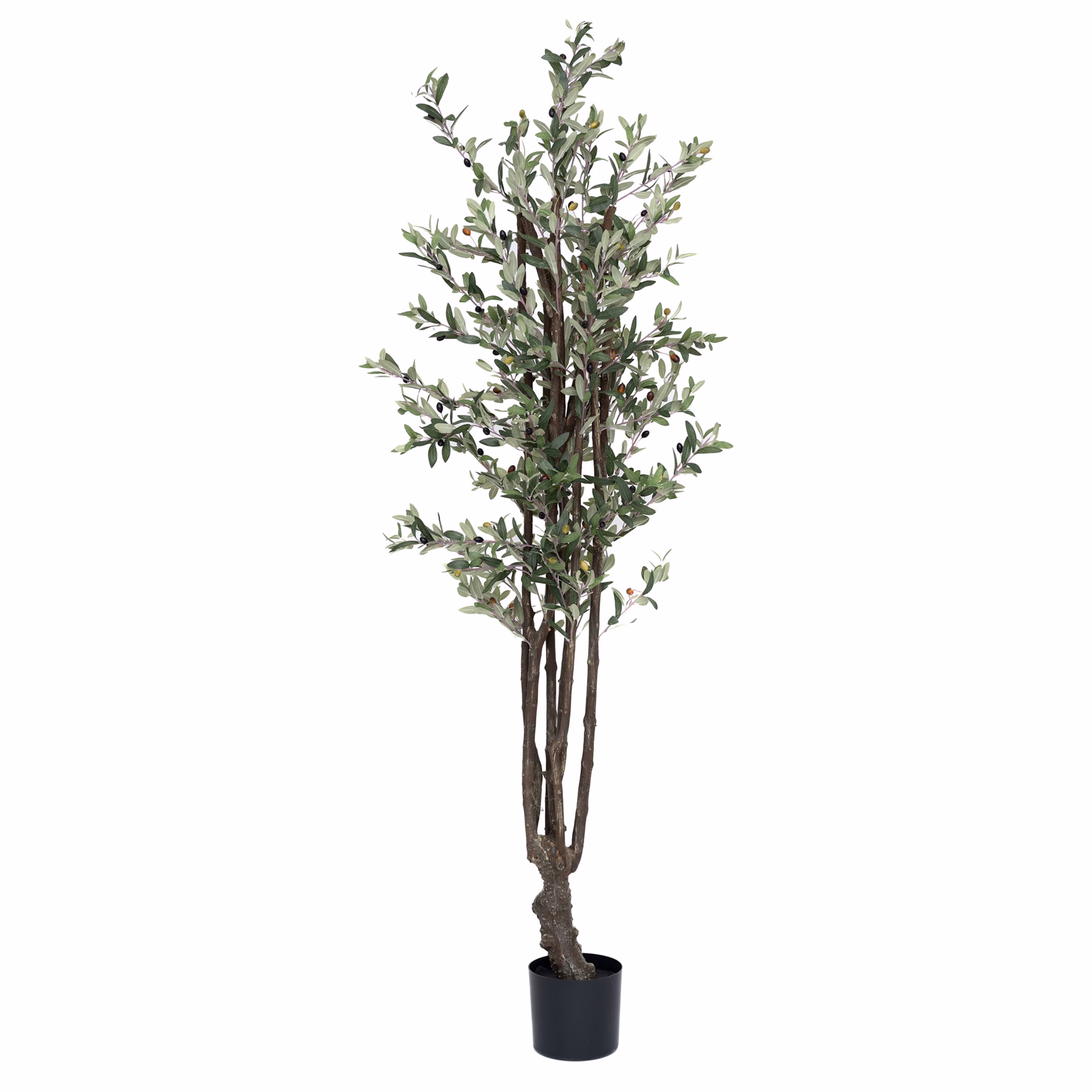 Pottery Pots 71" Faux Olive Tree Plant