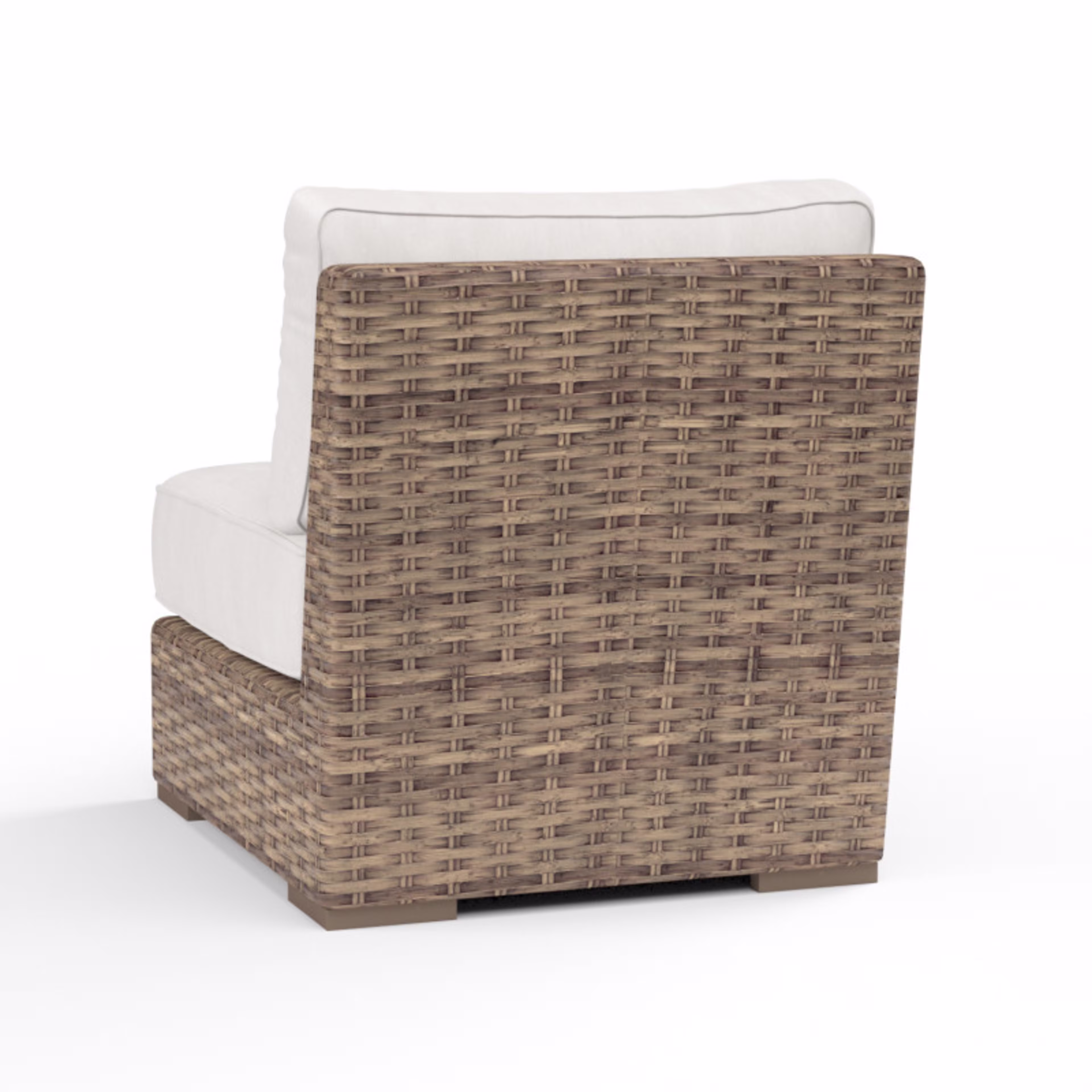 Sunset West Havana Wicker Armless Outdoor Sectional Unit