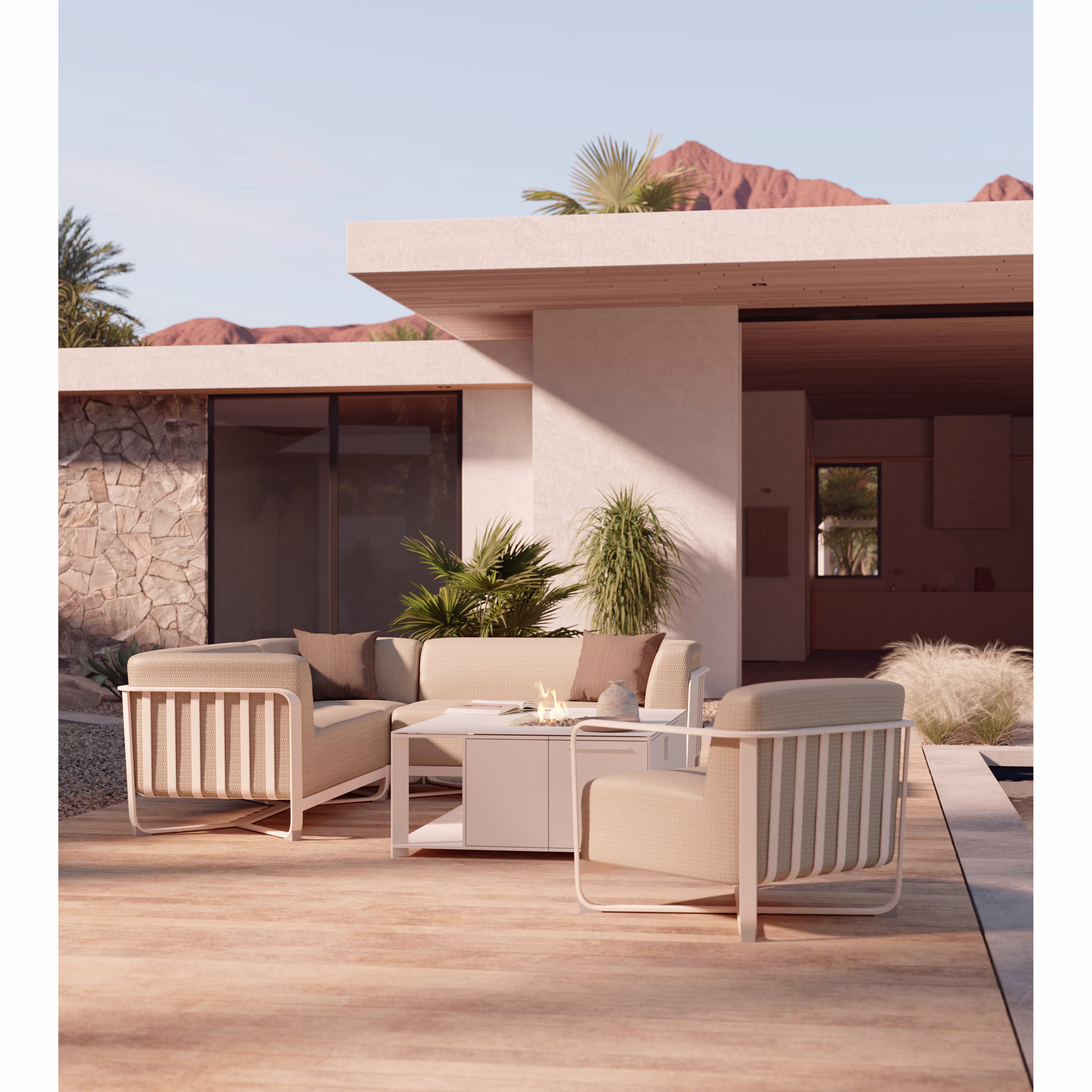 Woodard Juno Aluminum Lounge Chair