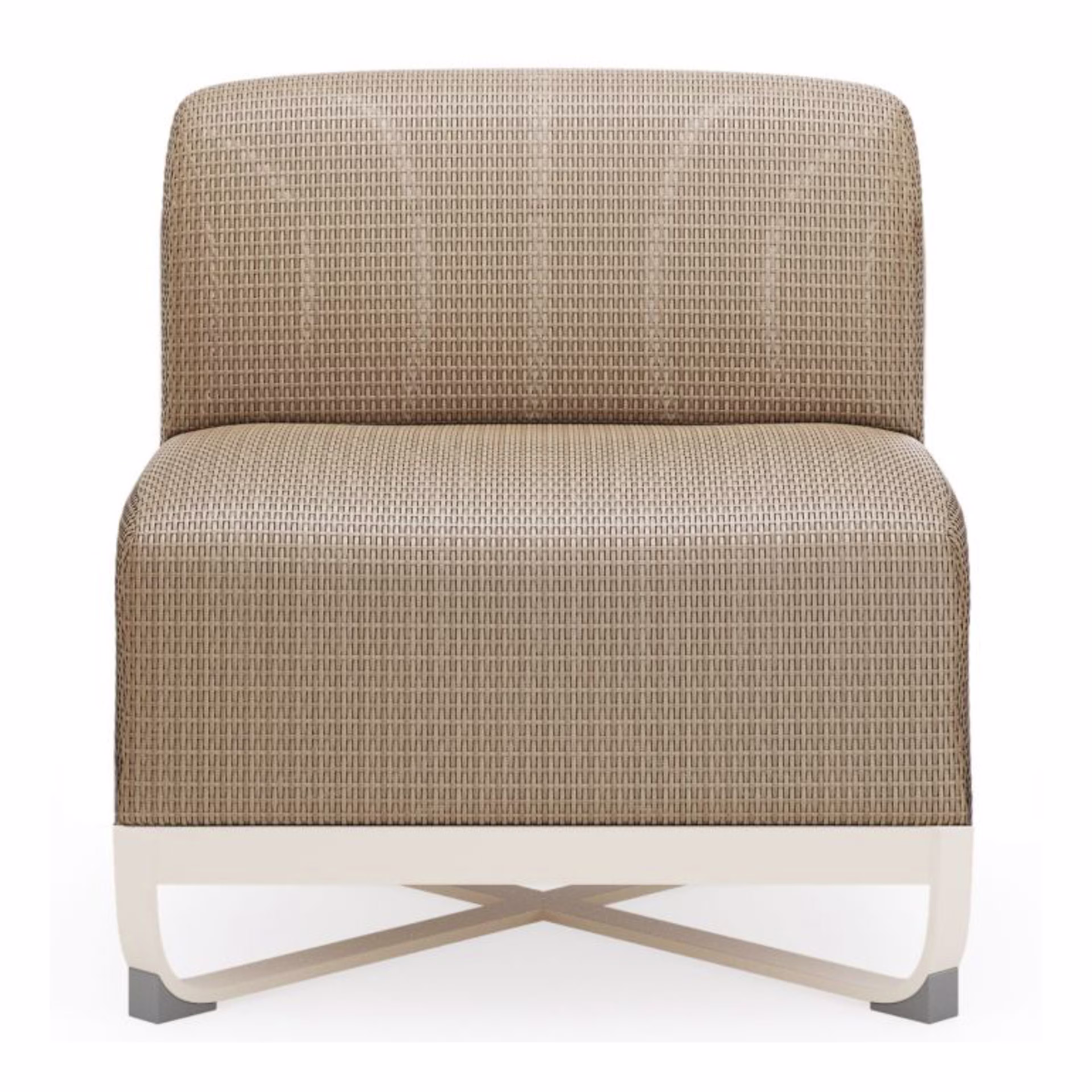 Woodard Juno Aluminum Armless Outdoor Sectional Unit