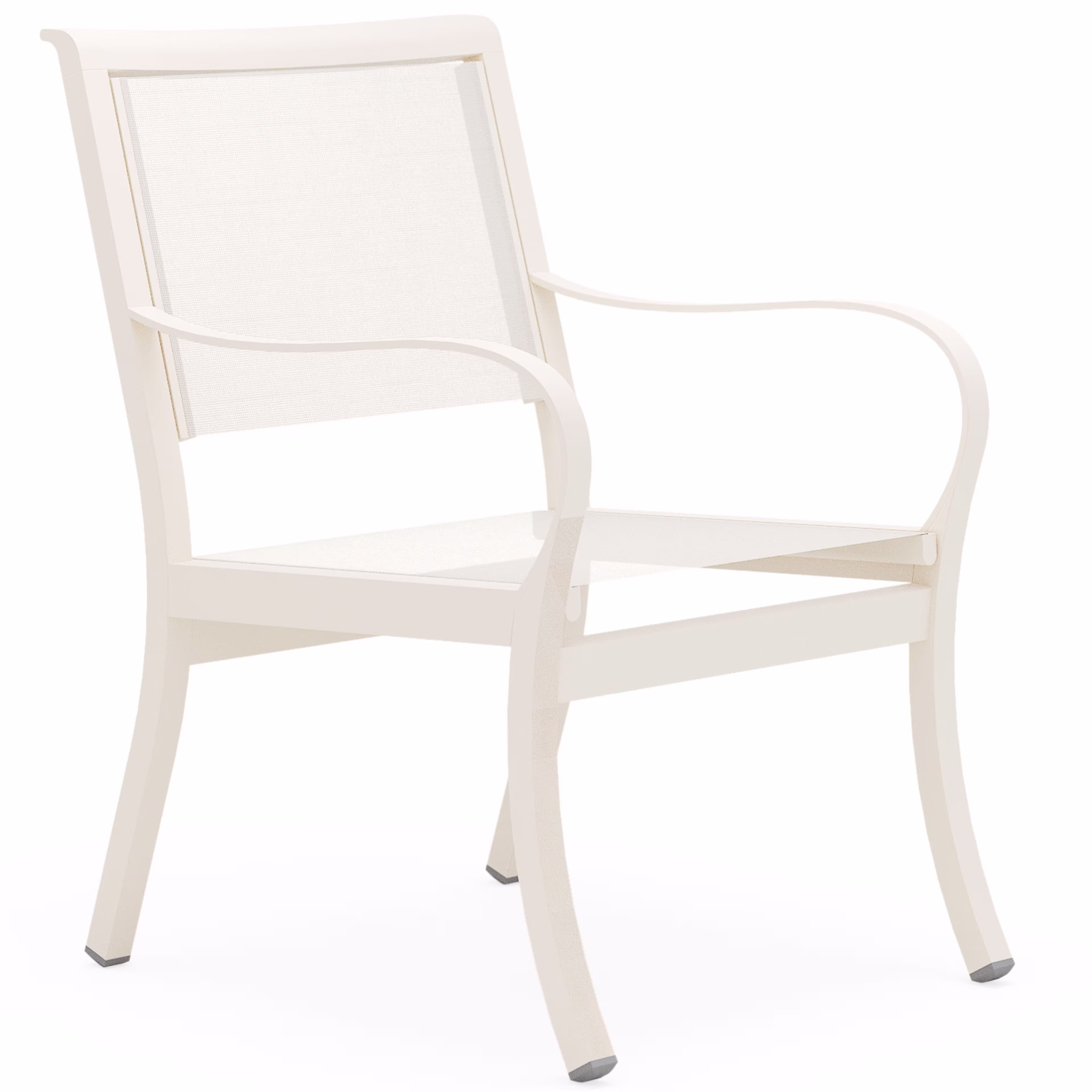 Woodard Scala Aluminum Sling Dining Armchair