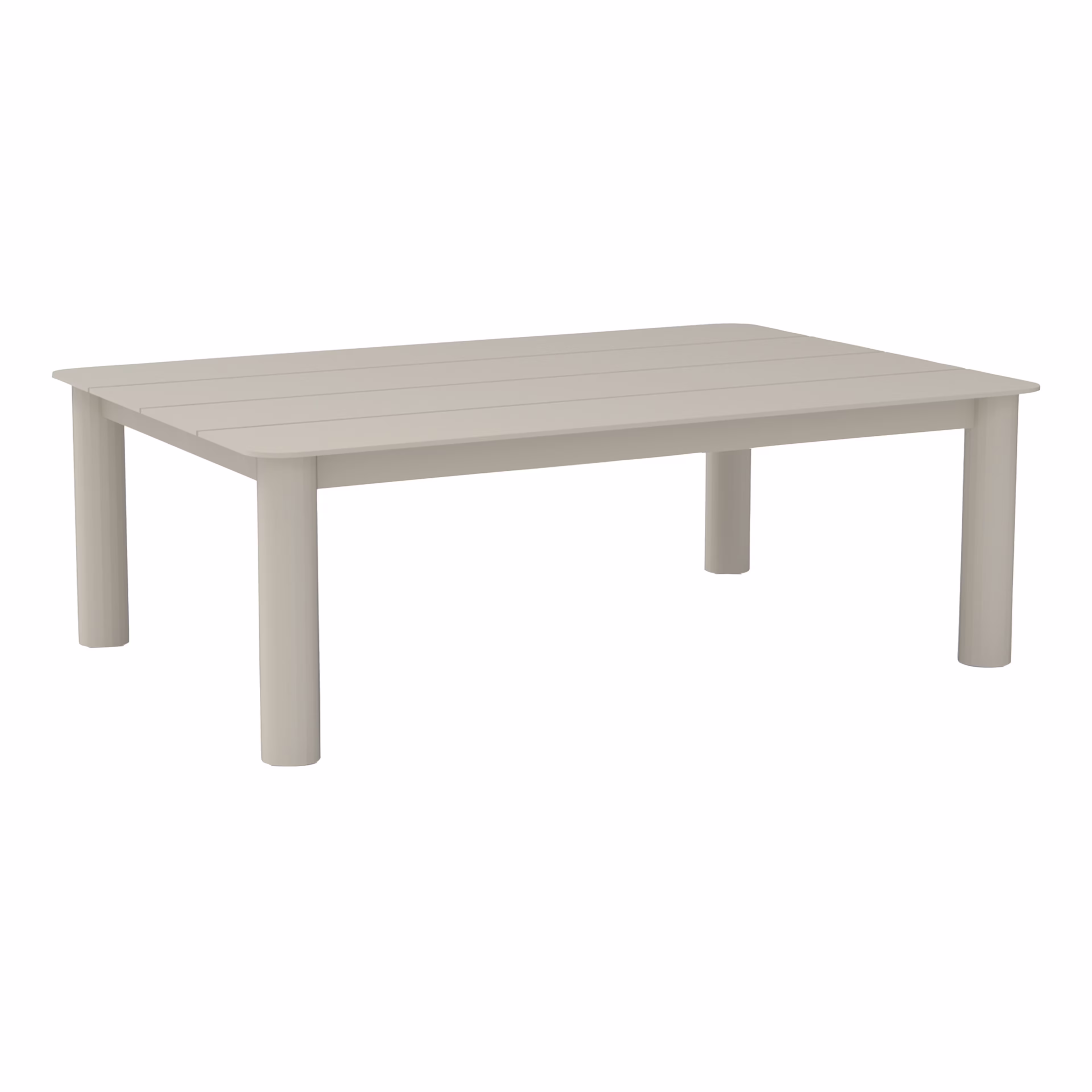 Lane Venture Morgan 48" Aluminum Rectangular Cocktail Table