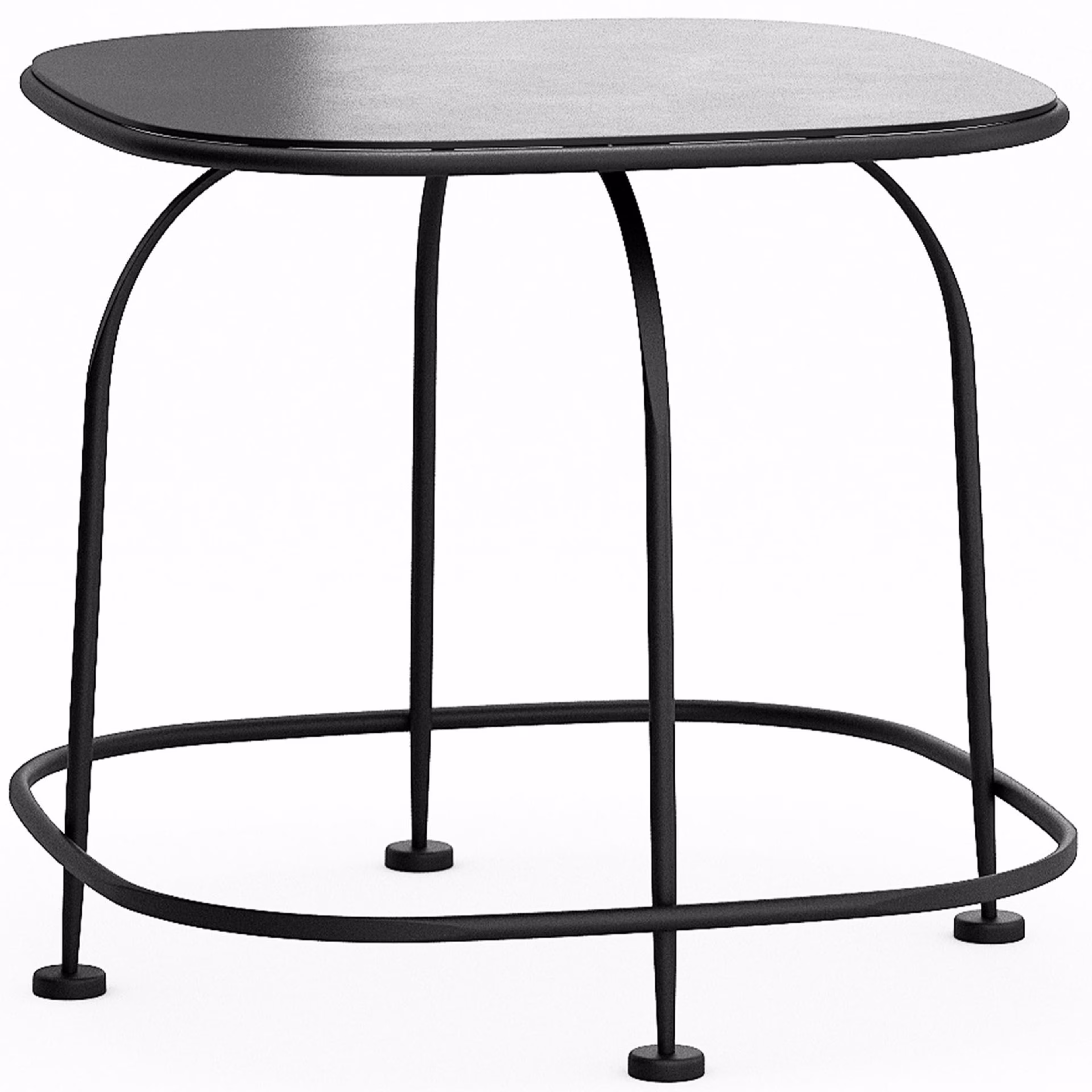 Woodard Reed 24" Iron Square Side Table
