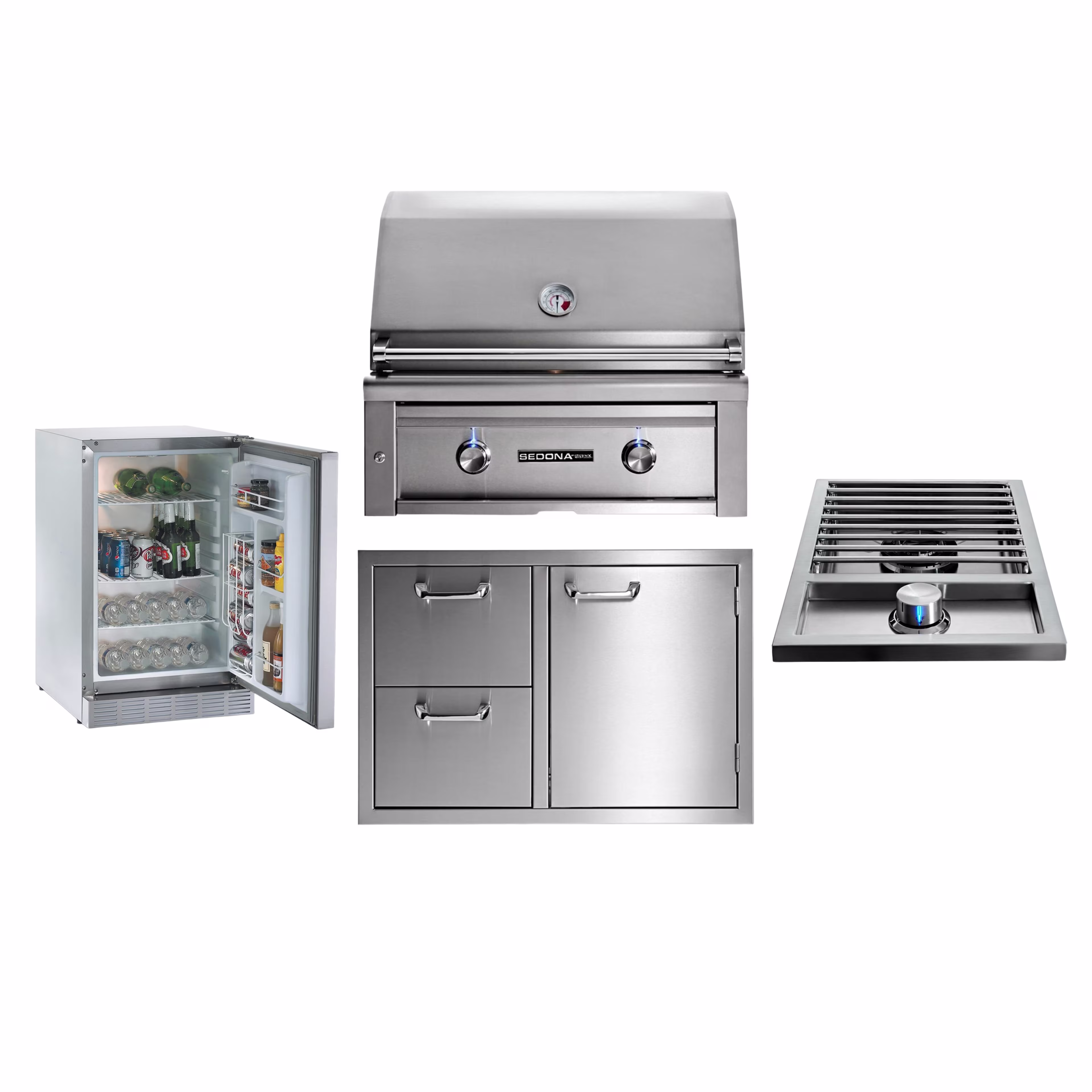 Lynx Grills Sedona 4-Piece Outdoor Kitchen Set