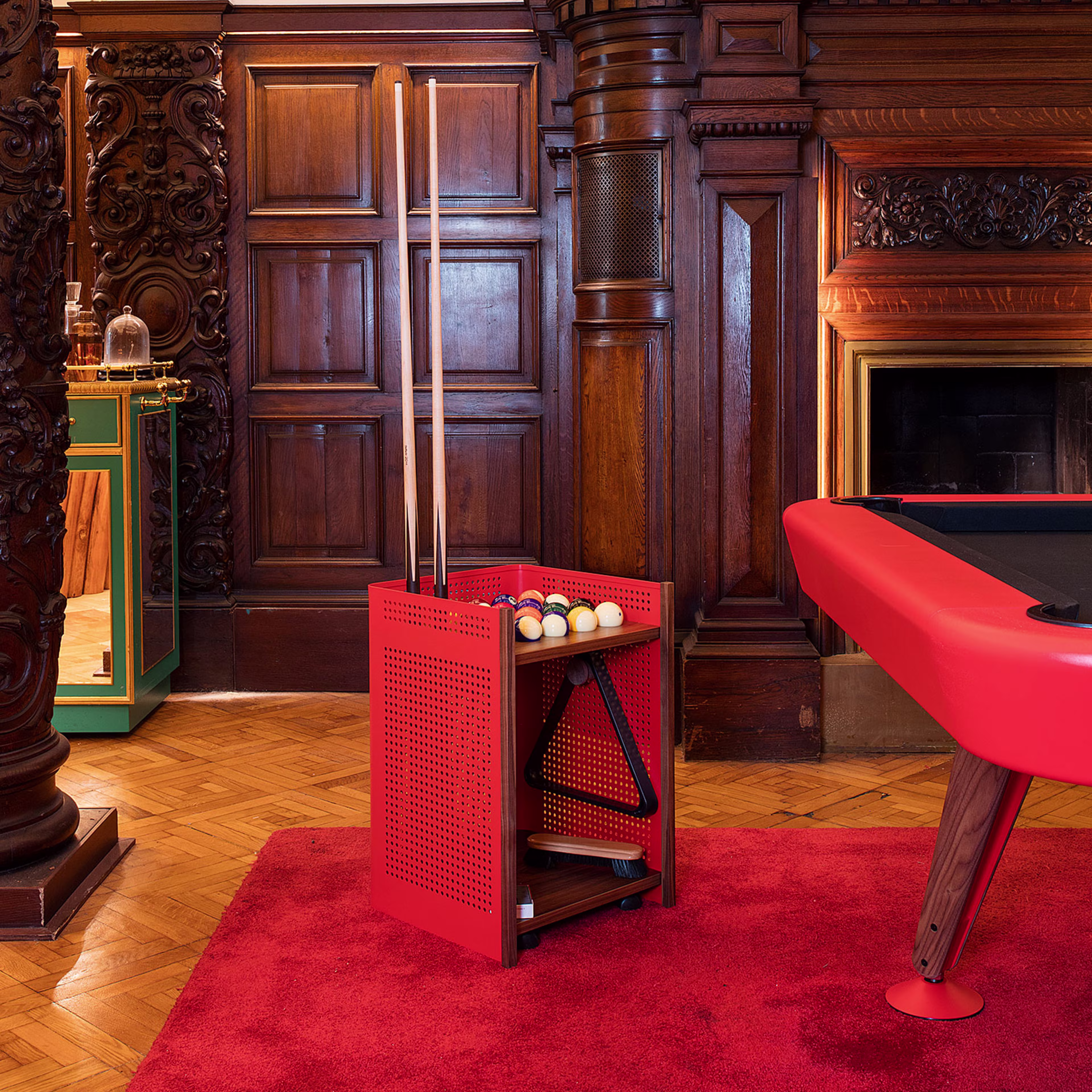 RS Barcelona Mou Indoor Floor Cue Rack