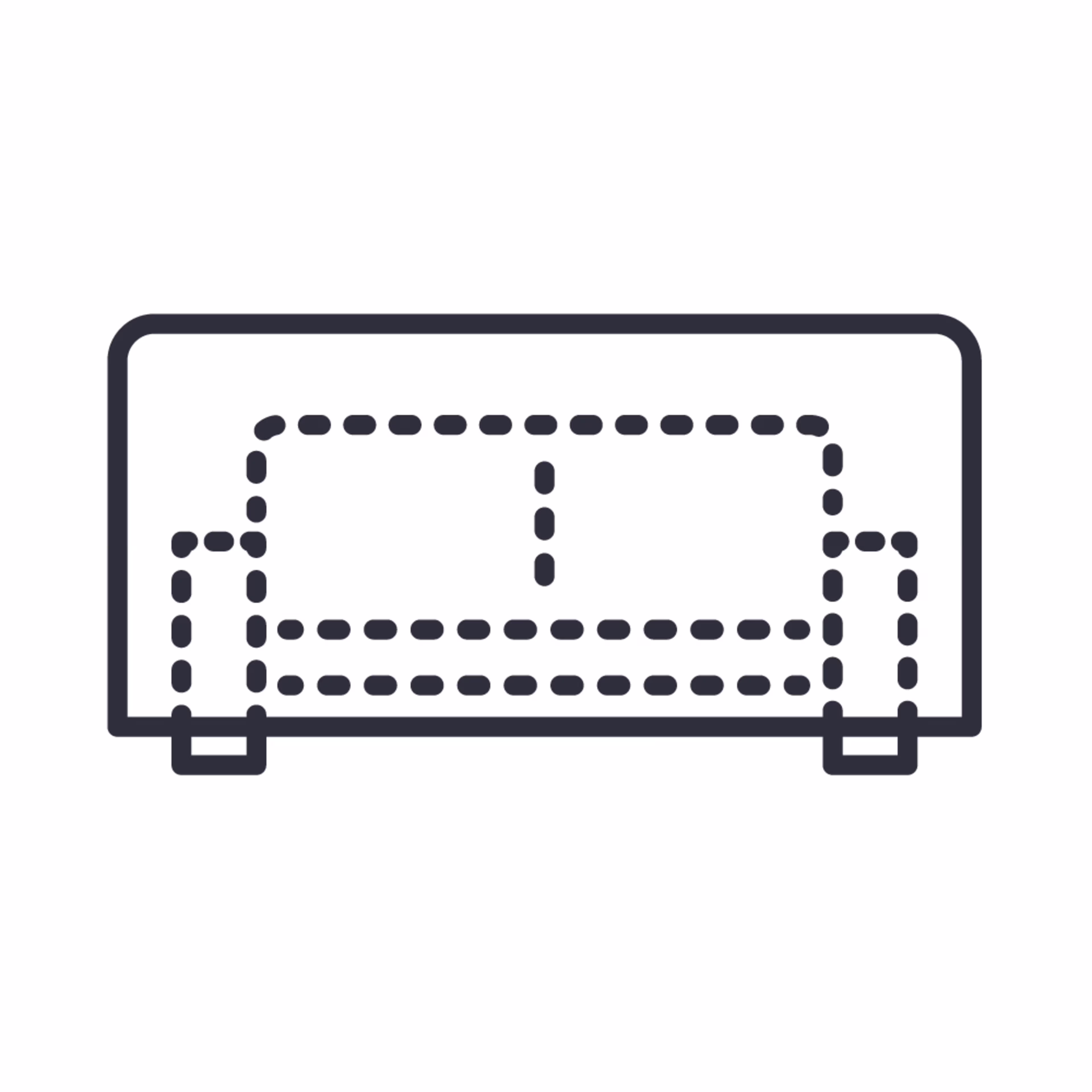 Barlow Tyrie Layout Armless Double Bench Outdoor Sectional Unit Protective Cover