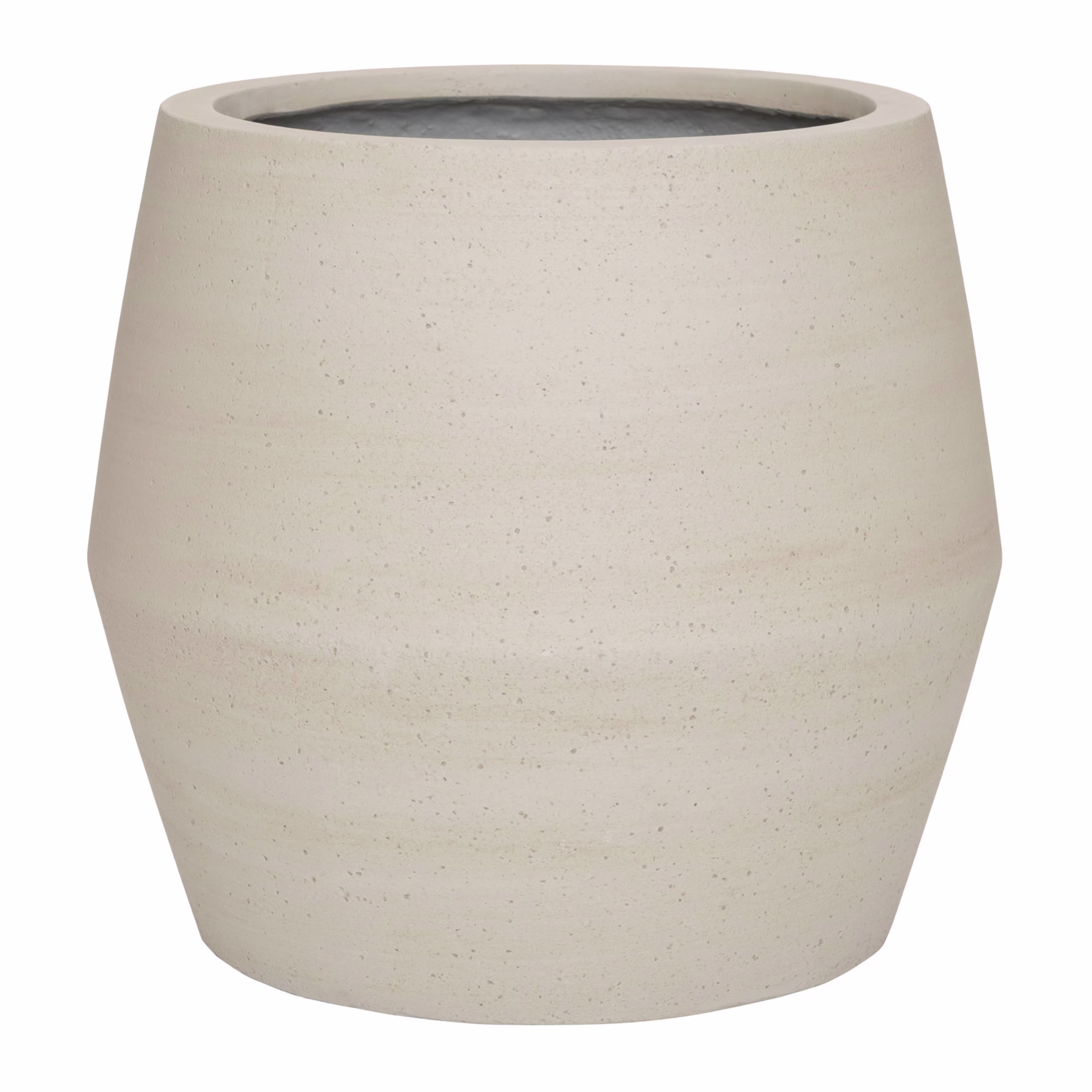 Pottery Pots Cement Harley 21" Round Ficonstone Planter Pot -Beige Washed