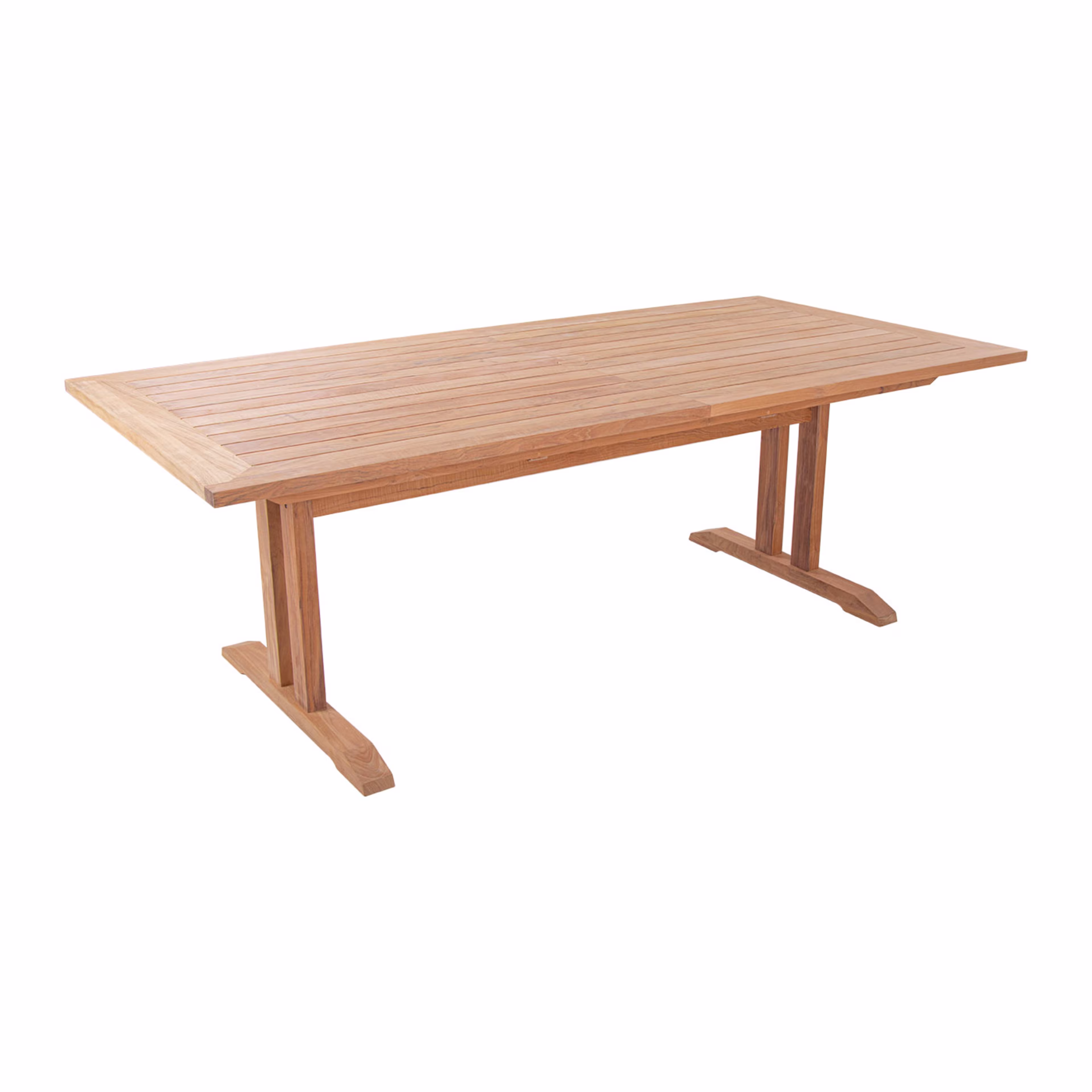 POVL Outdoor Calera 83.5" - 111" Teak Extending Dining Table Protective Cover