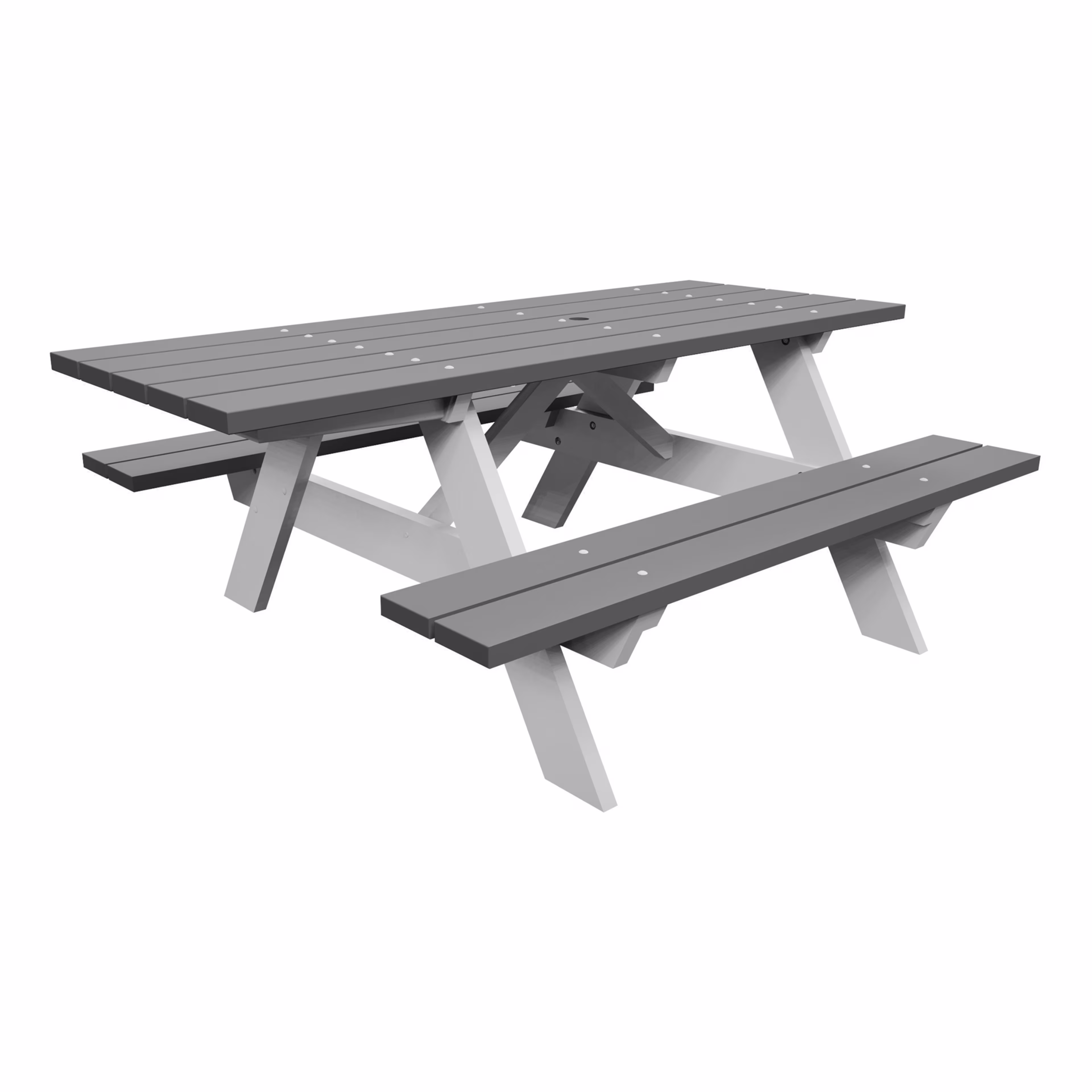 Seaside Casual Traditional Recycled Polymer ADA Picnic Table