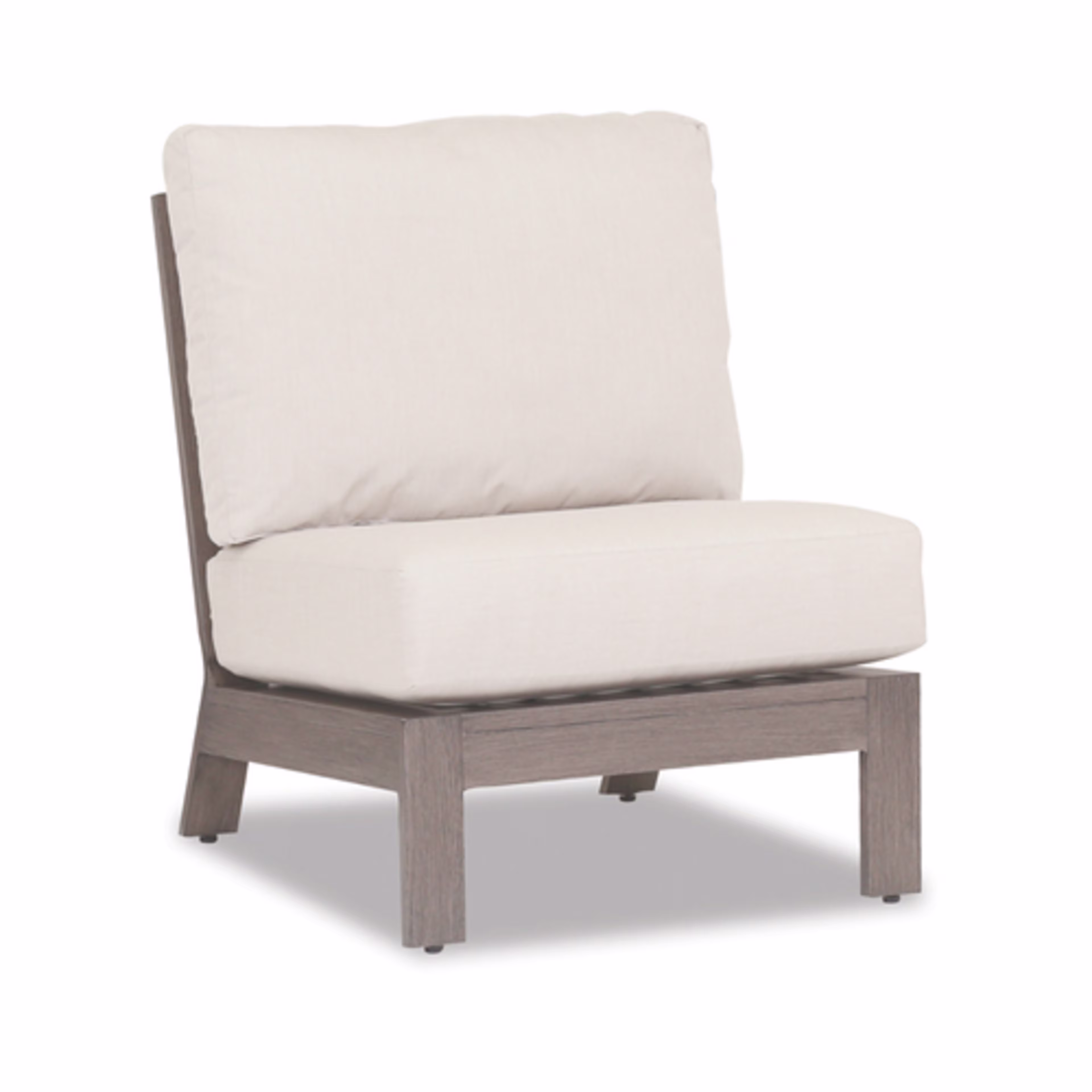 Sunset West Laguna Aluminum Armless Outdoor Sectional Unit Replacement Cushion