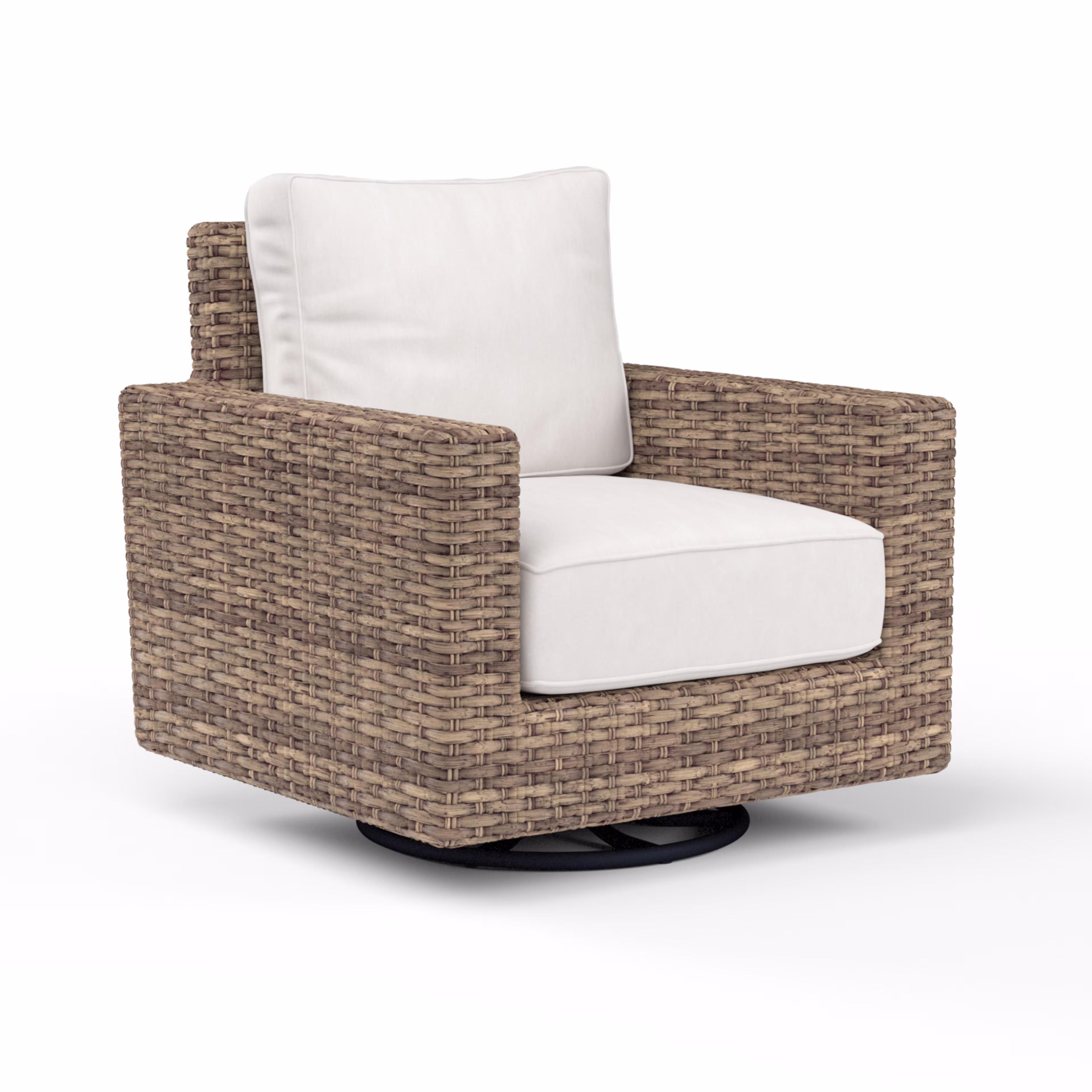 Sunset West Havana Wicker Swivel Rocker Club Chair Replacement Cushion