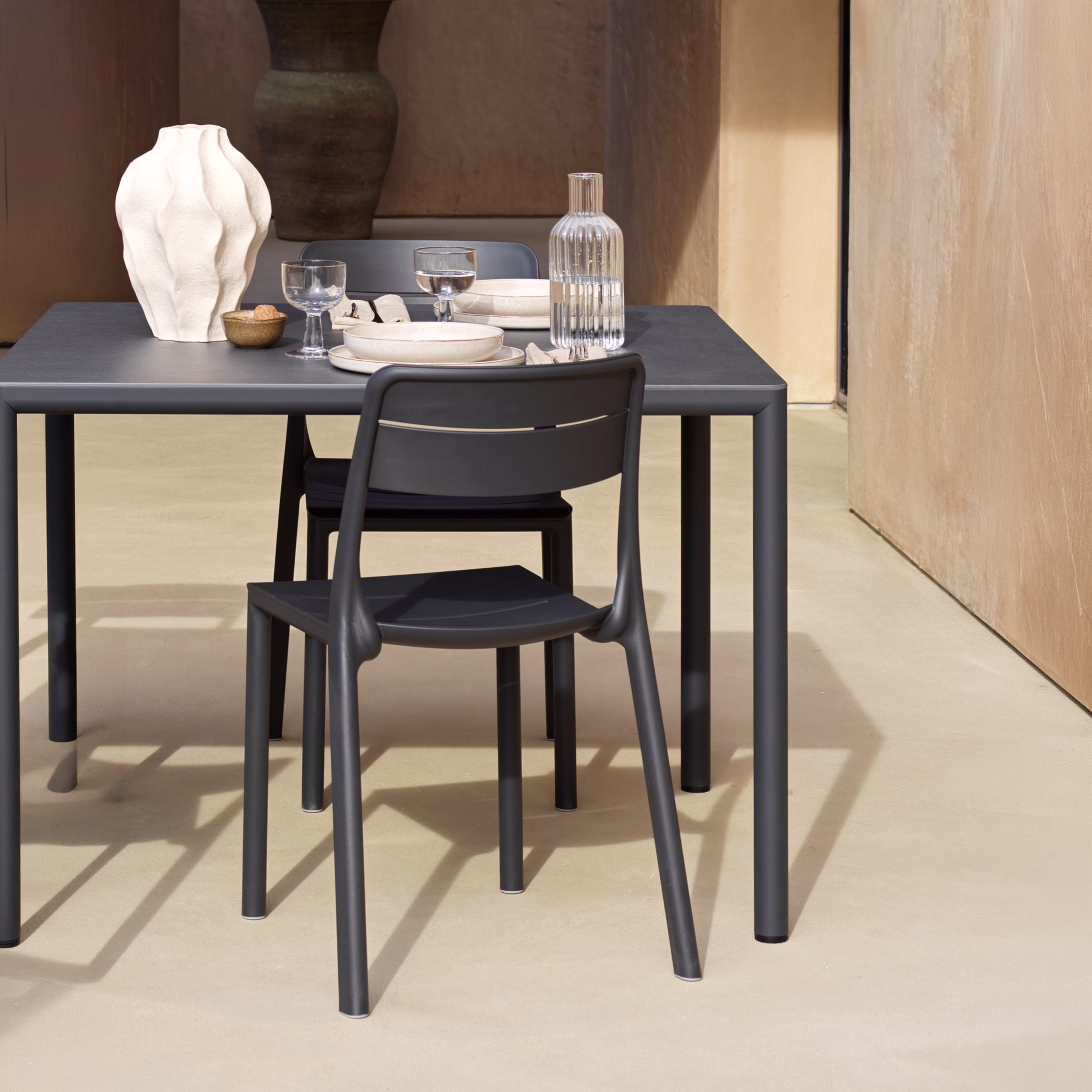 Nardi Cassia Bistrot Stacking Resin Dining Side Chair