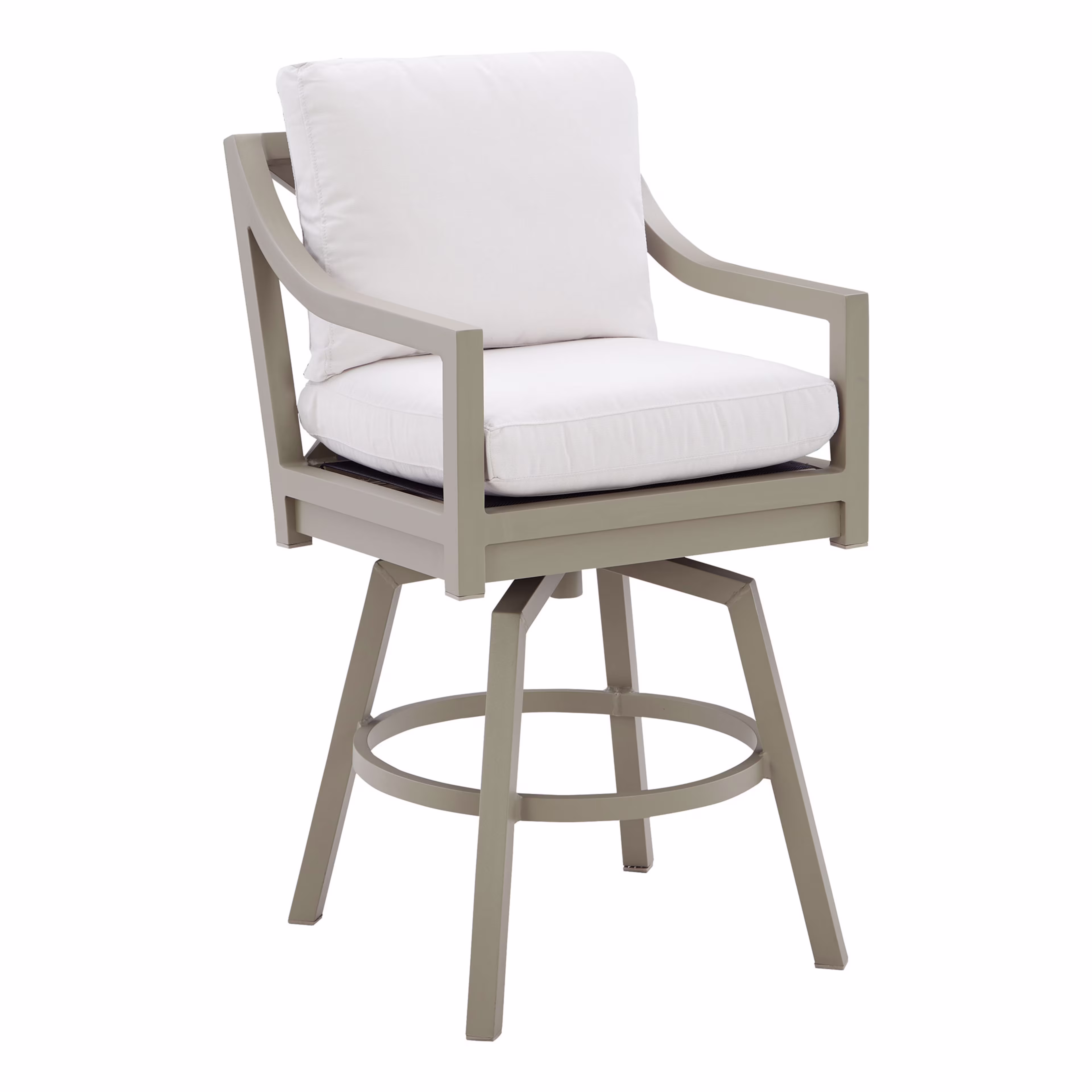 Lane Venture Susanna Aluminum Swivel Bar Armchair
