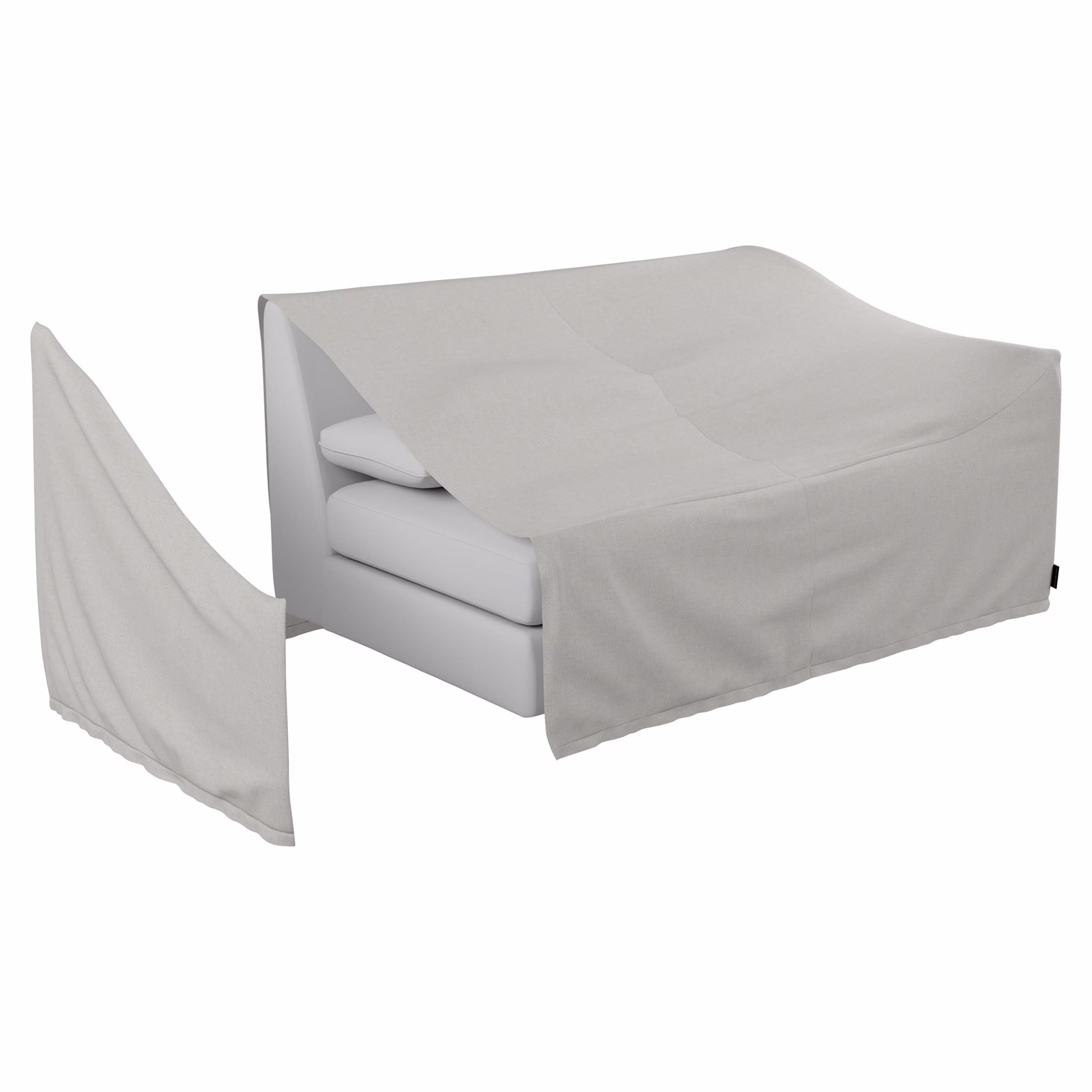Bernhardt Exteriors Solana Upholstered Right Arm Loveseat Outdoor Sectional Unit Protective Cover