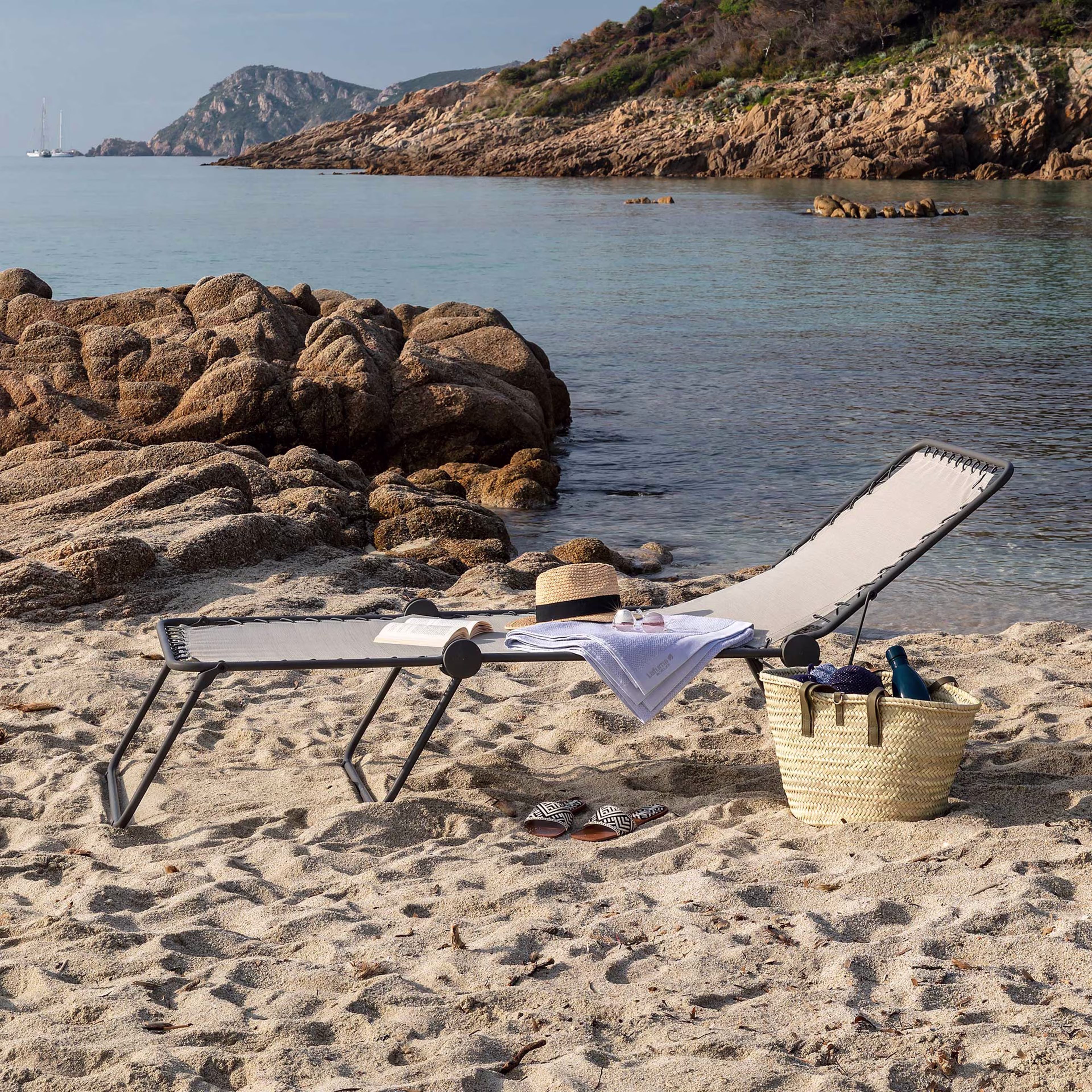 Lafuma Mobilier Siesta L Folding Sling Sunbed