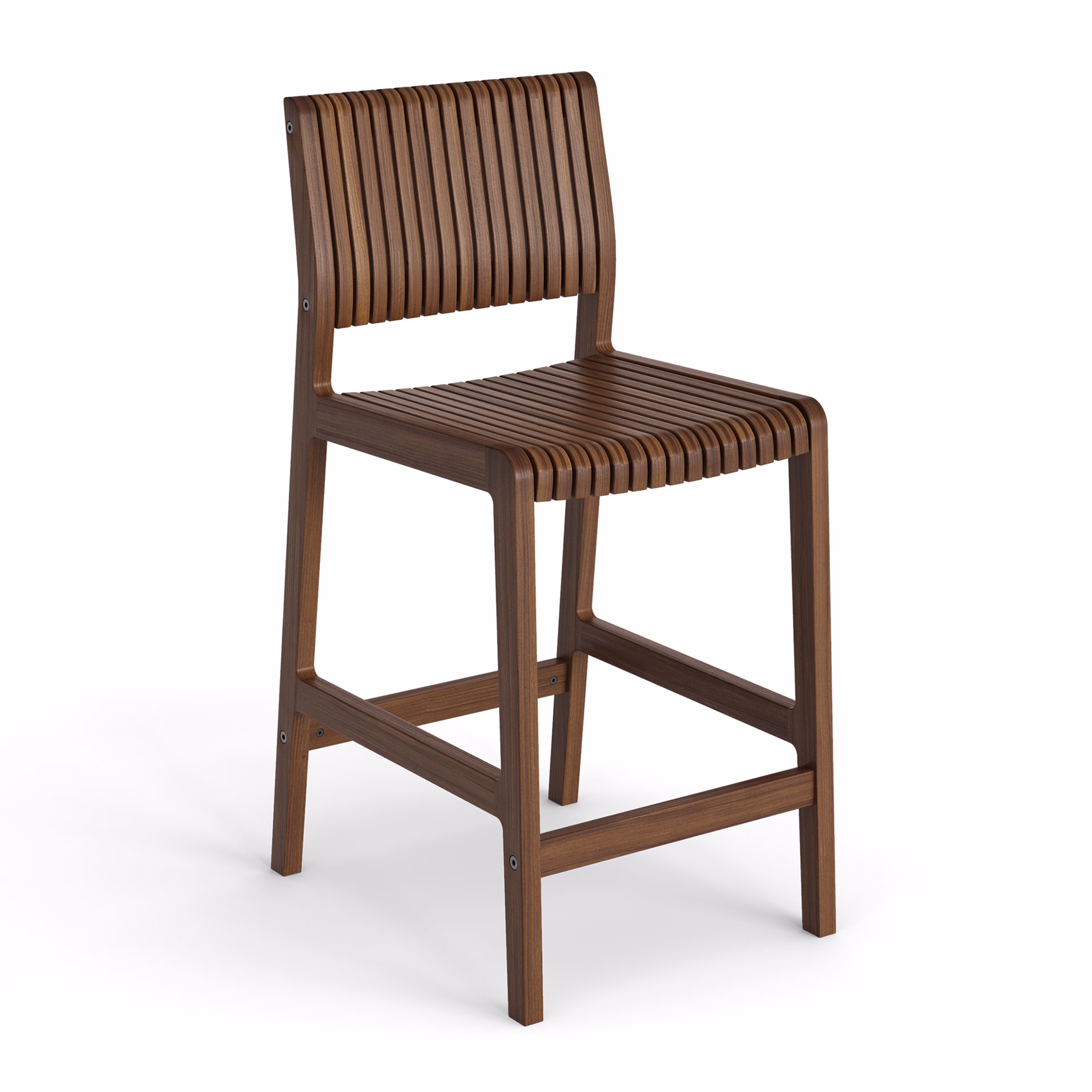Jensen Outdoor Innova Allure Ipe Wood Counter Side Chair