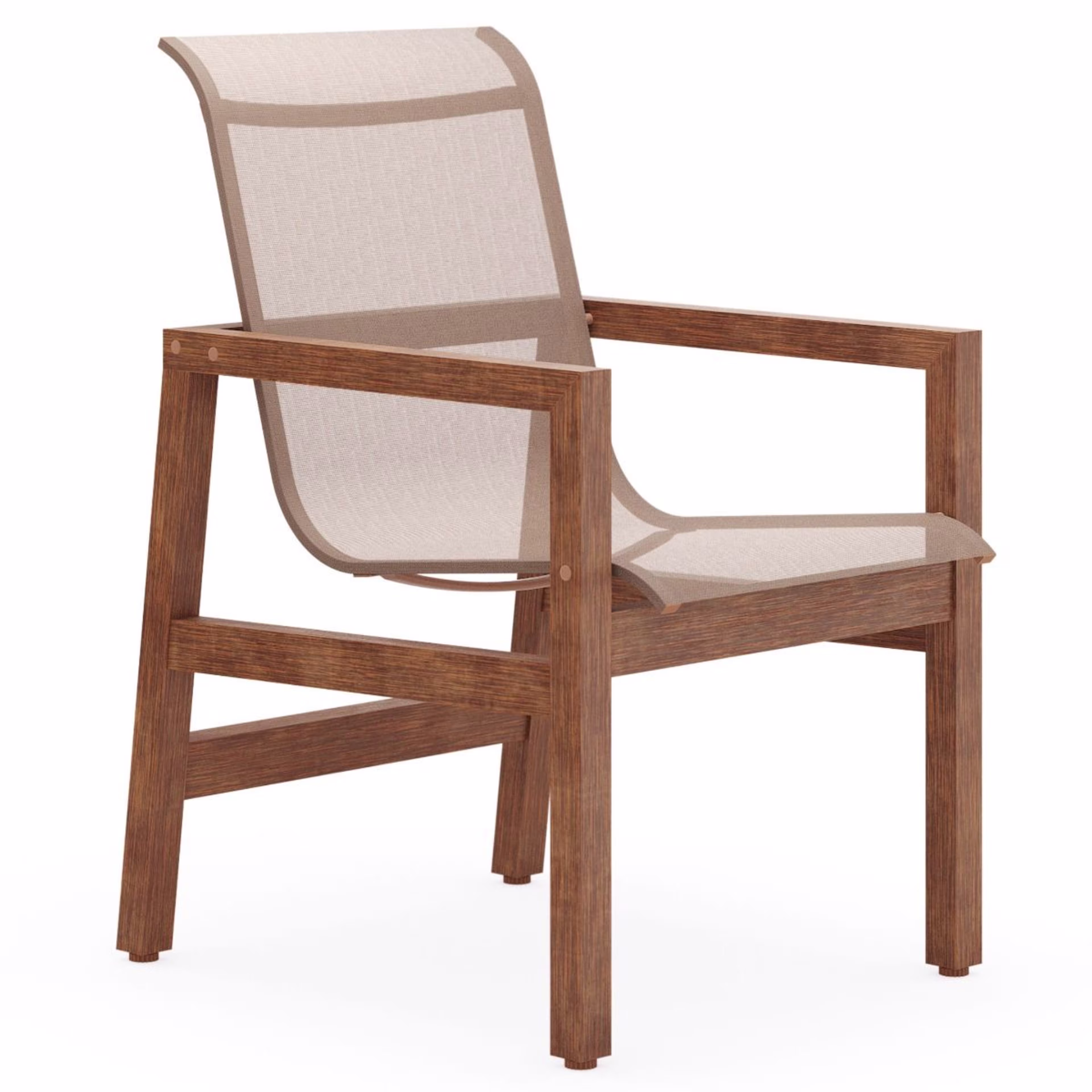 Woodard Sierra Sling Dining Armchair