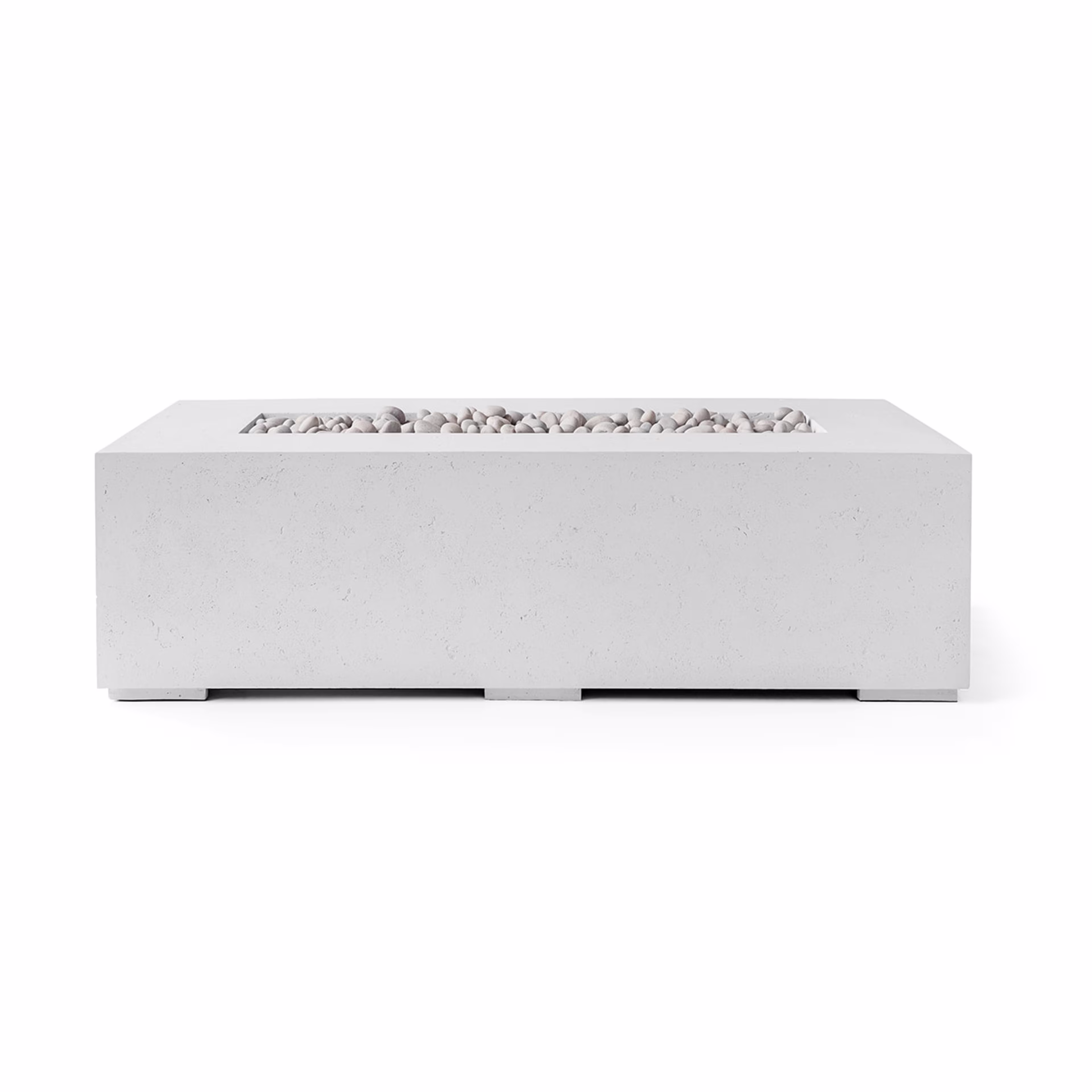 DEKKO Fire Pits Sonoma 56" Rectangular Concrete Gas Fire Pit