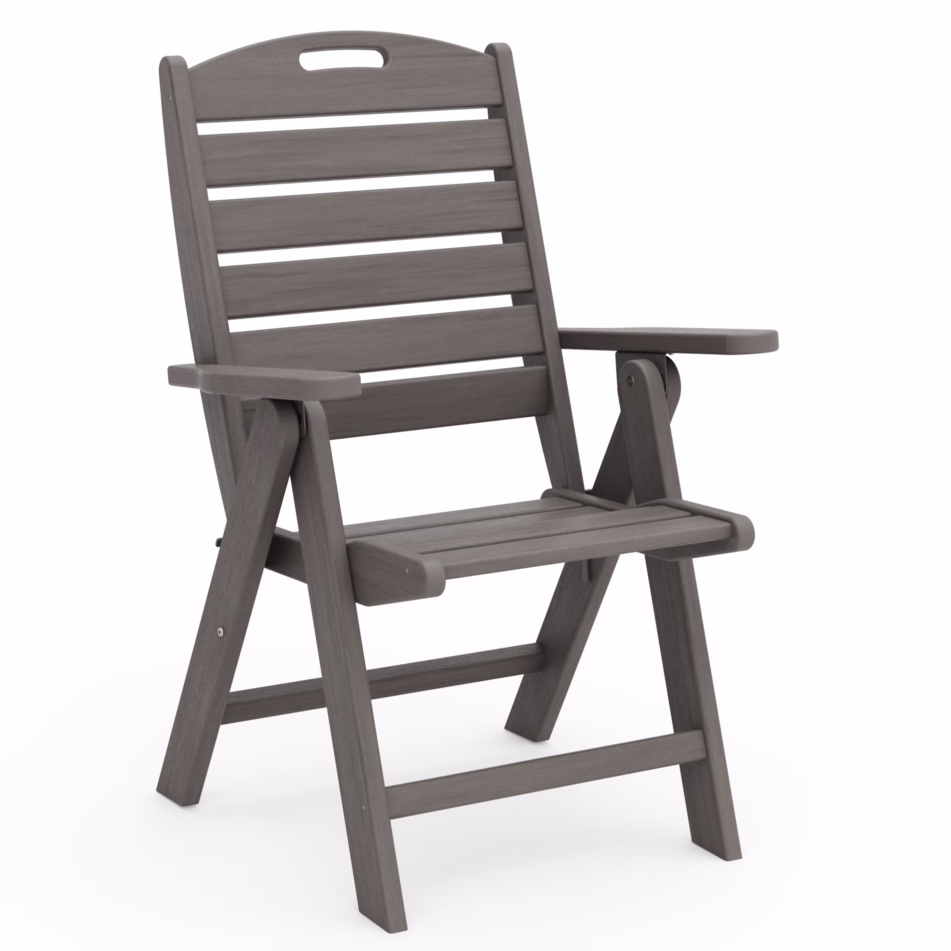 Polywood Nautical Highback Folding Dining Armchair