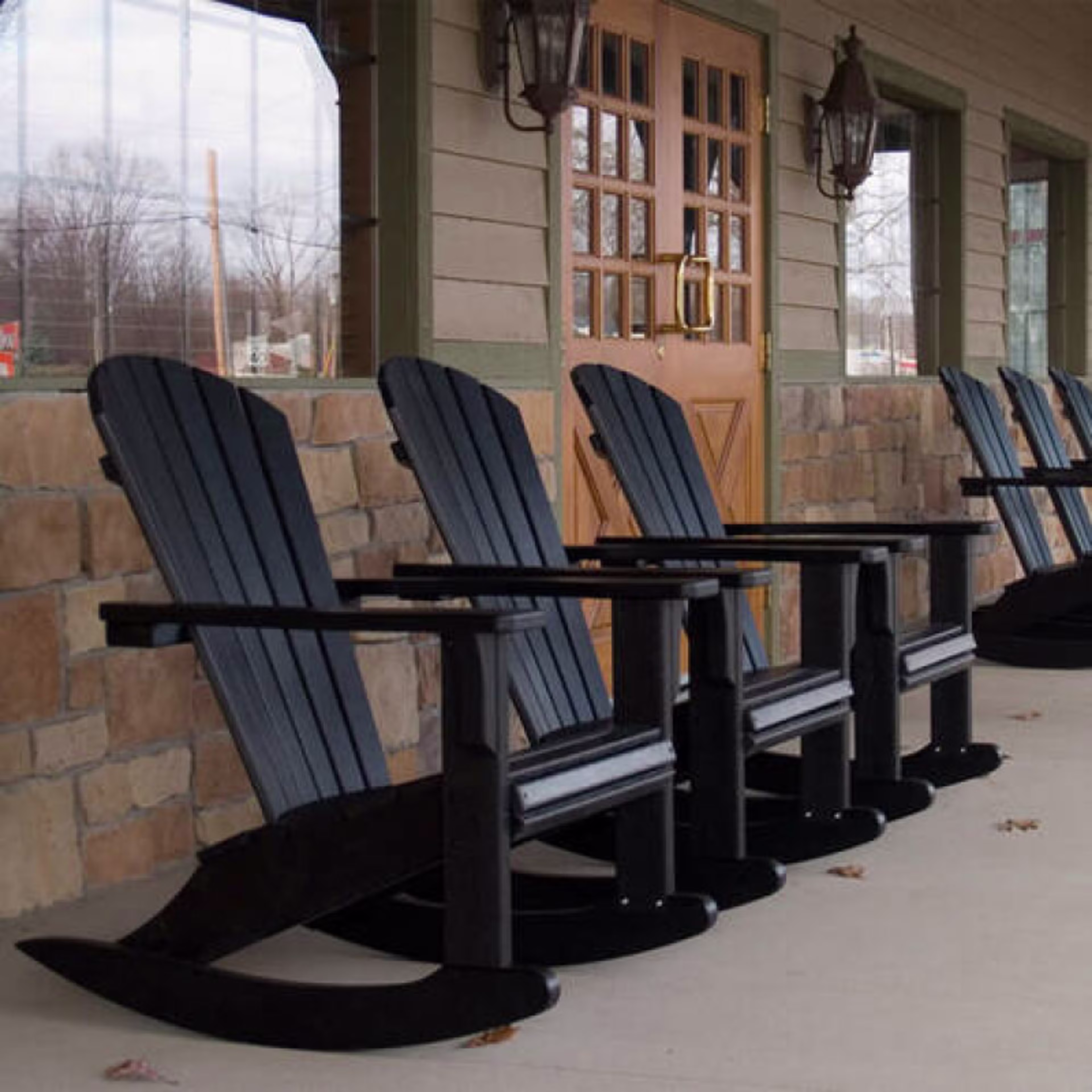 Polywood Seashell Rocking Chair