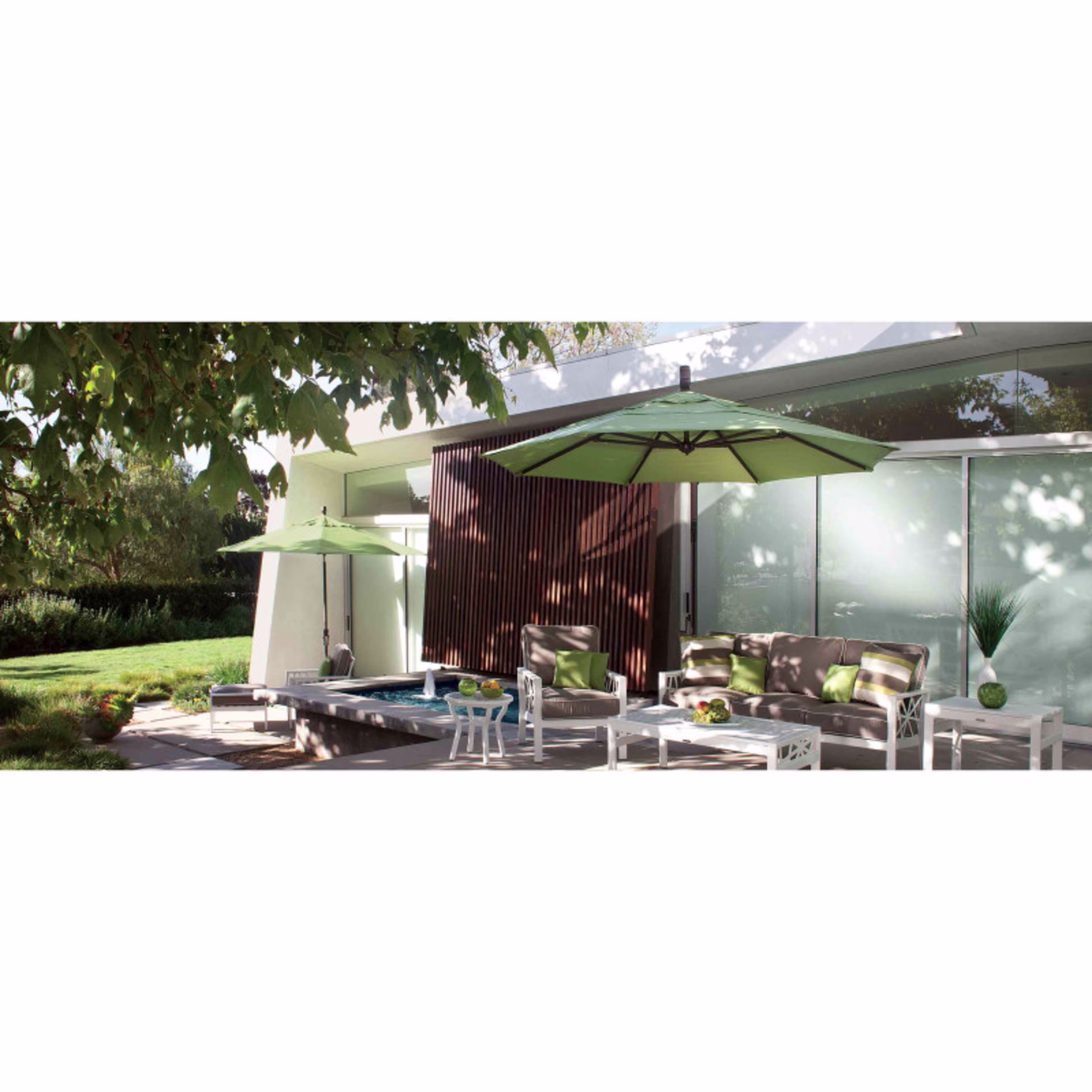 Treasure Garden AKZ 11' Octagonal Cantilever Replacement Canopy - DWV