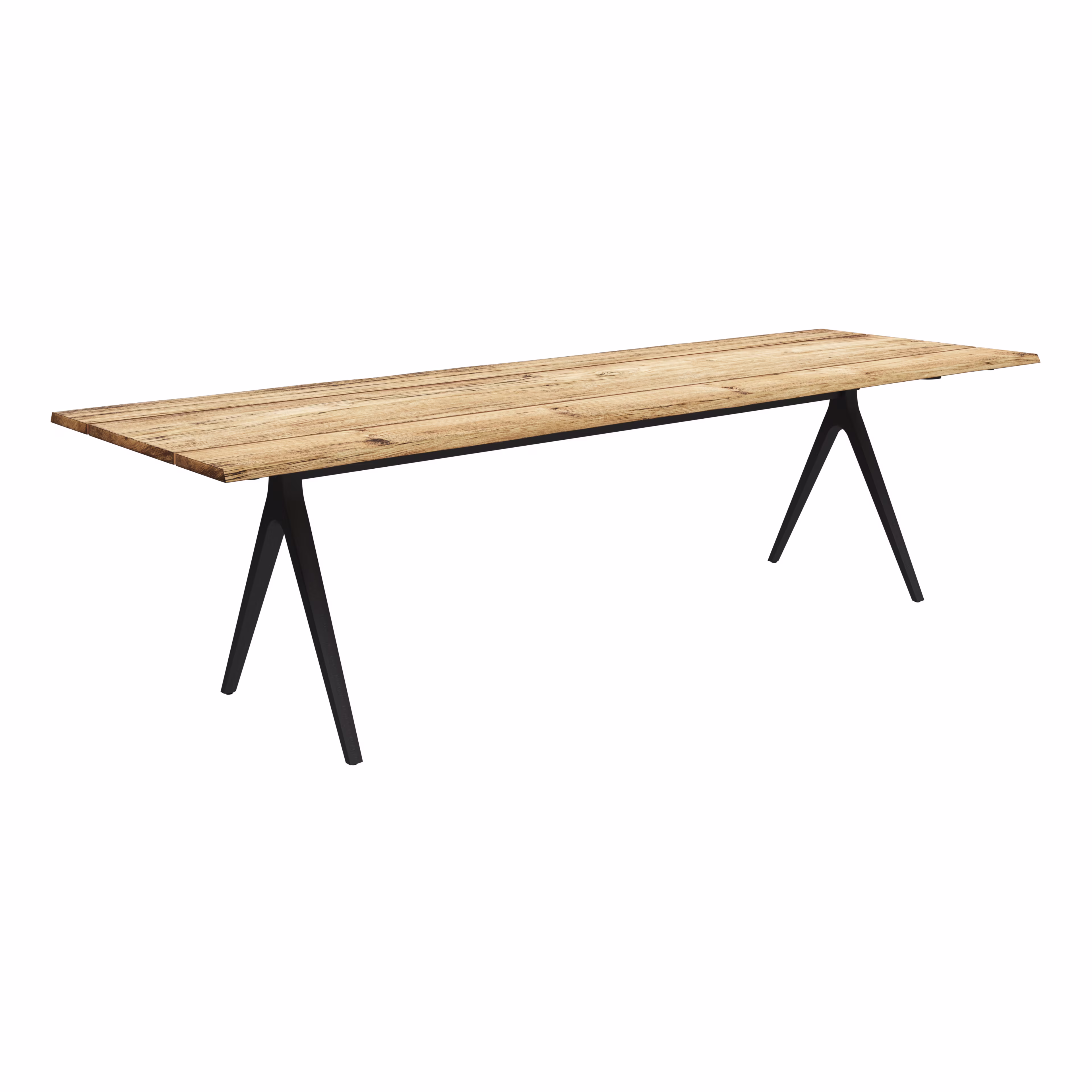 Gloster Raw Split 110" Teak Rectangular Dining Table
