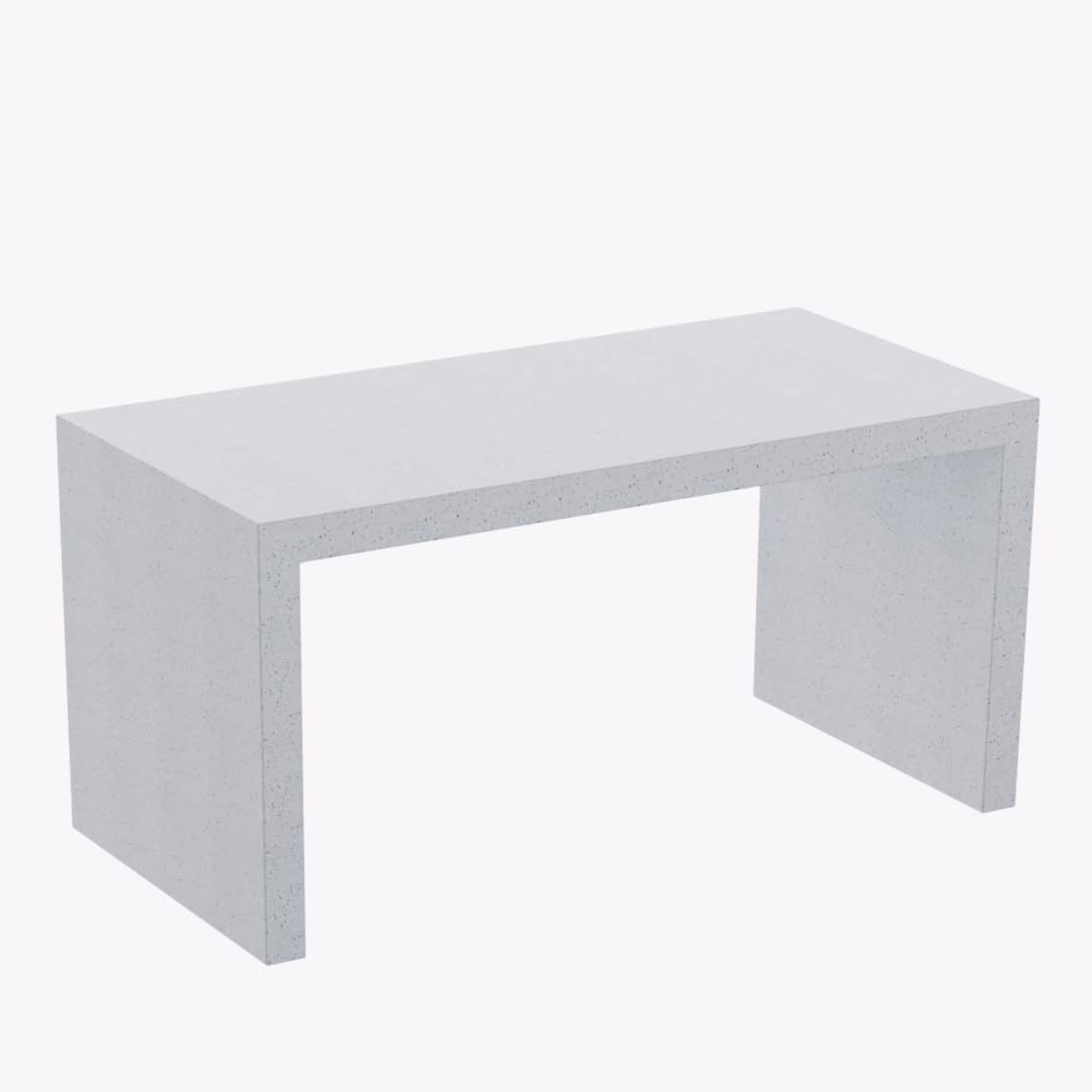 Zachary A. Design Waterfall 61" Rectangular Dining Table
