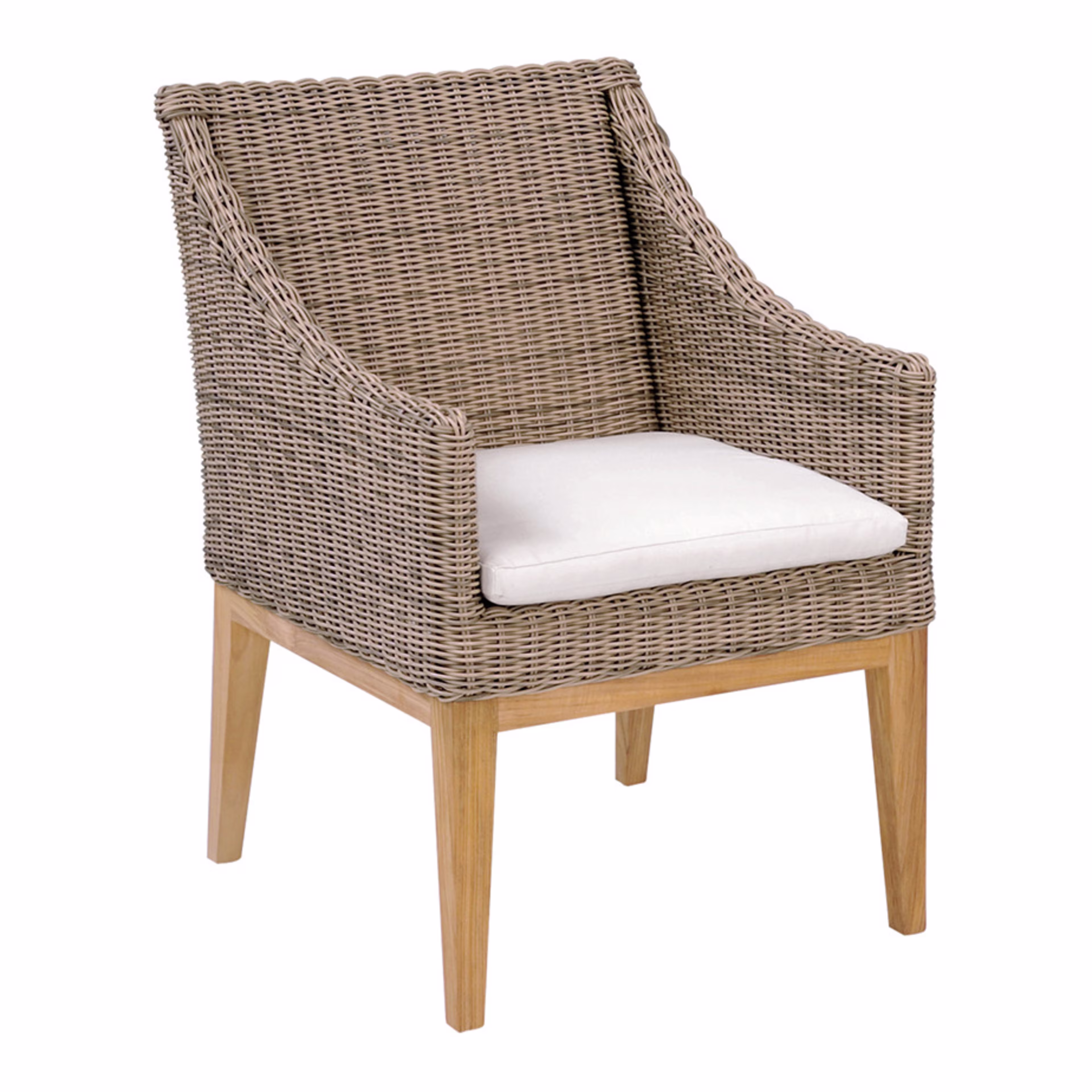 Kingsley Bate Frances Woven Dining Armchair