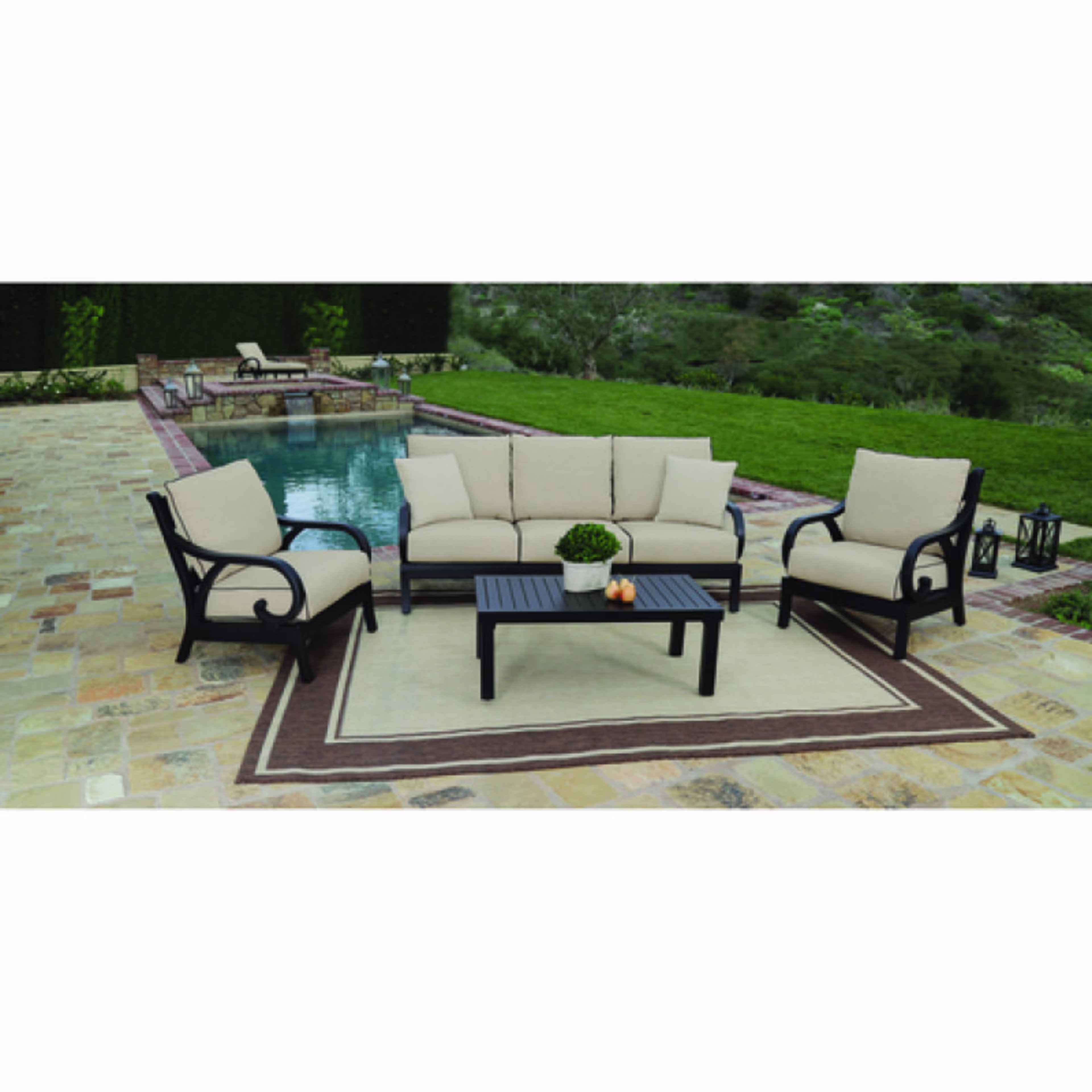 Sunset West Monterey Aluminum Club Chair