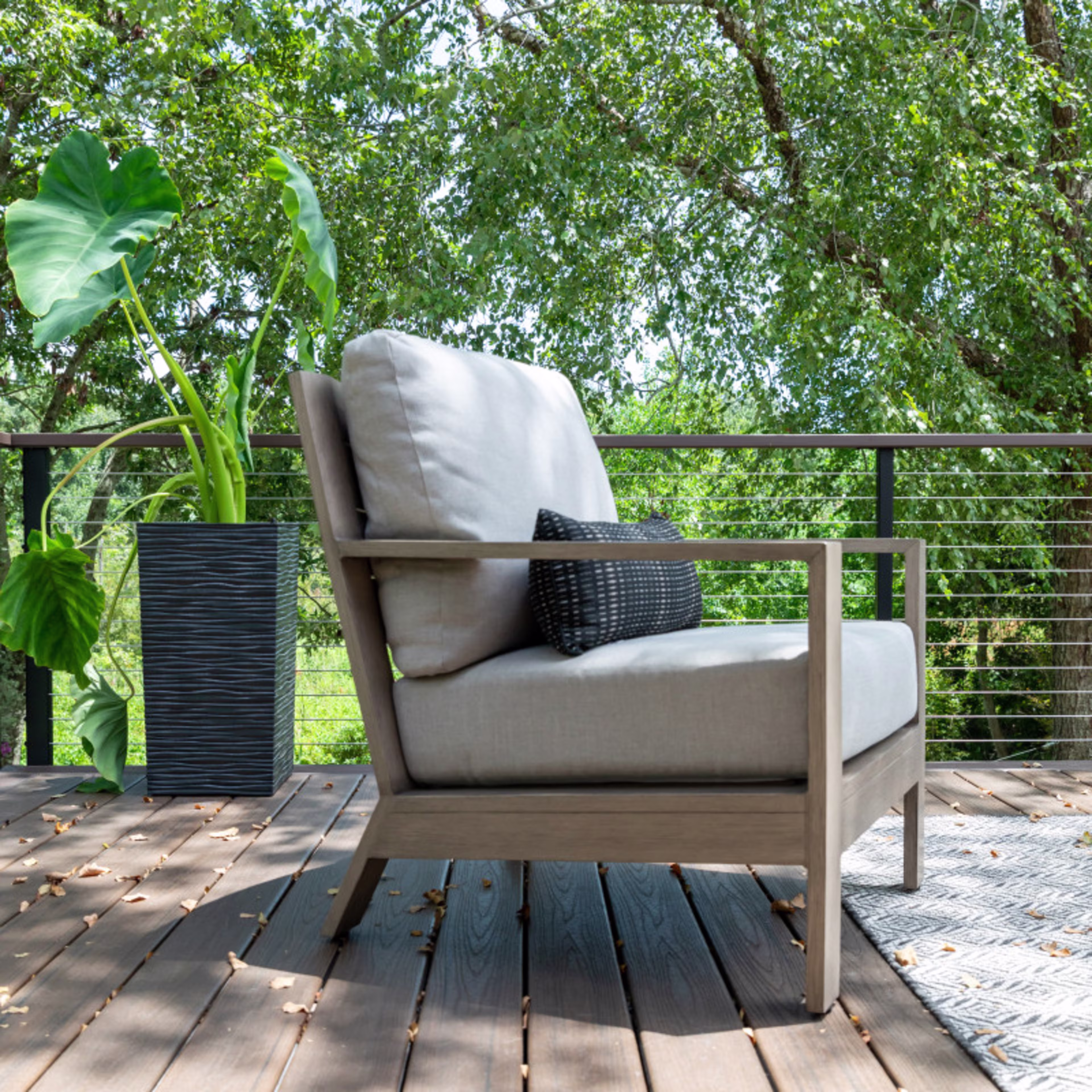 Sunset West Laguna Aluminum Club Chair