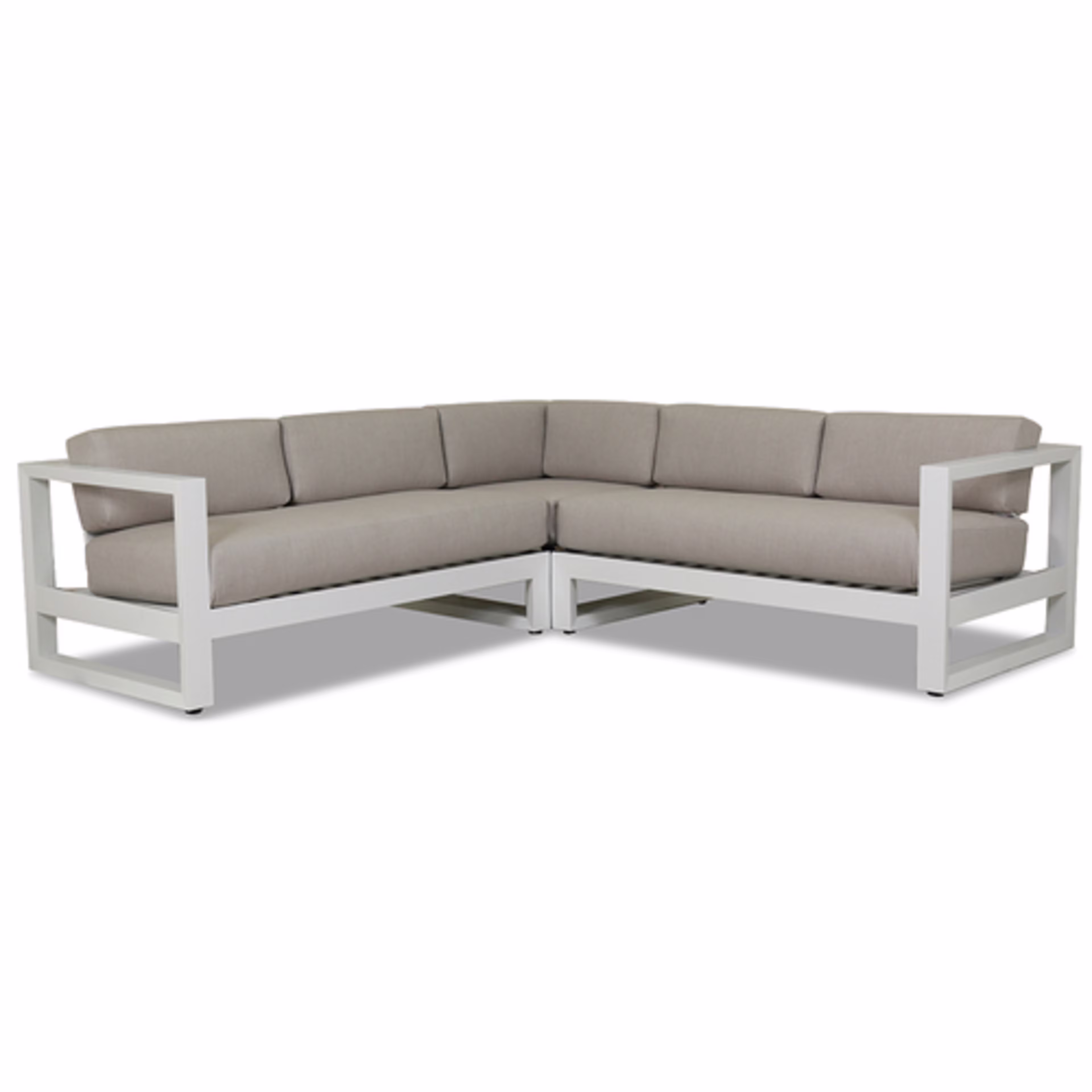 Sunset West Newport Aluminum Outdoor Sectional Sofa