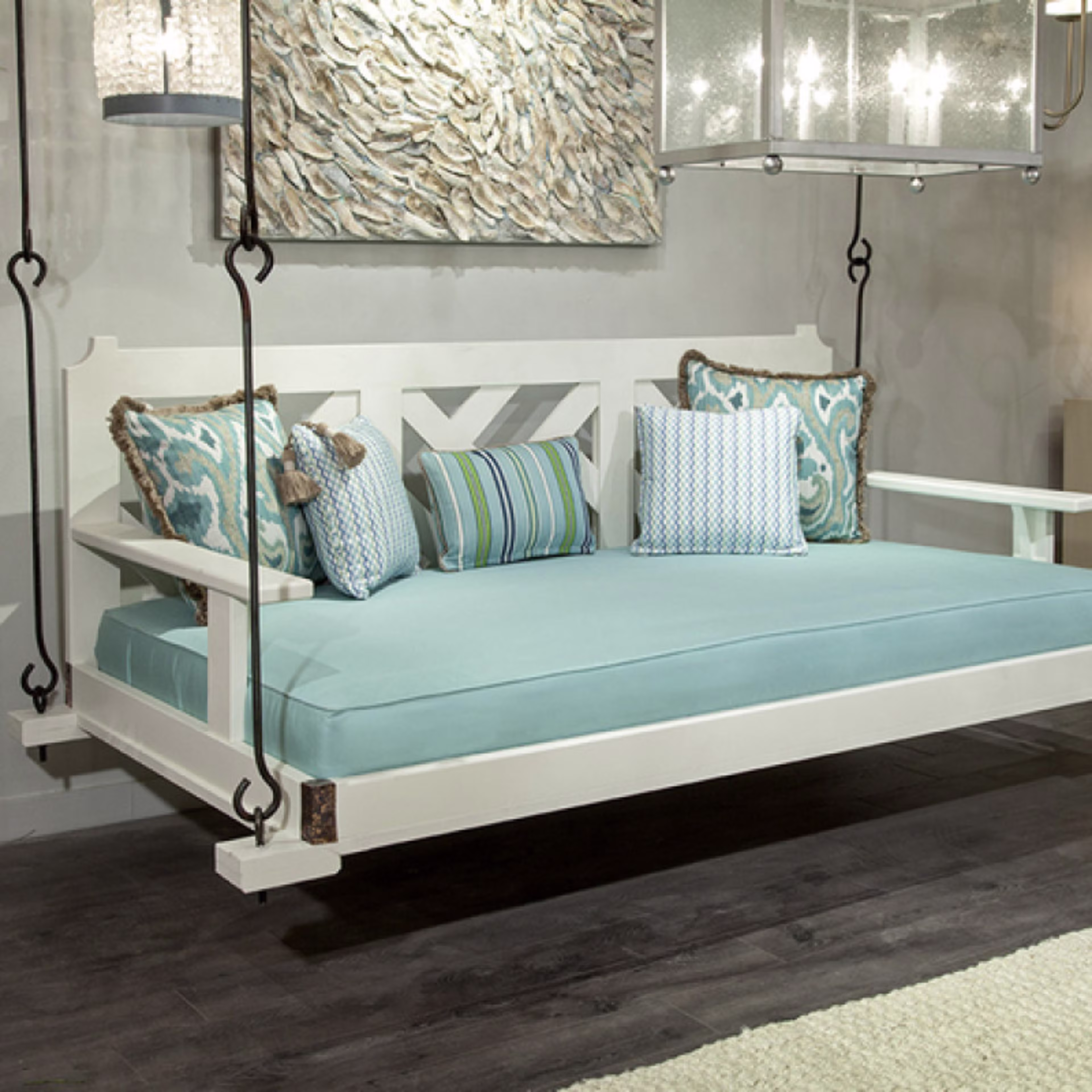 Lowcountry Originals Chippendale Swinging Outdoor Daybed