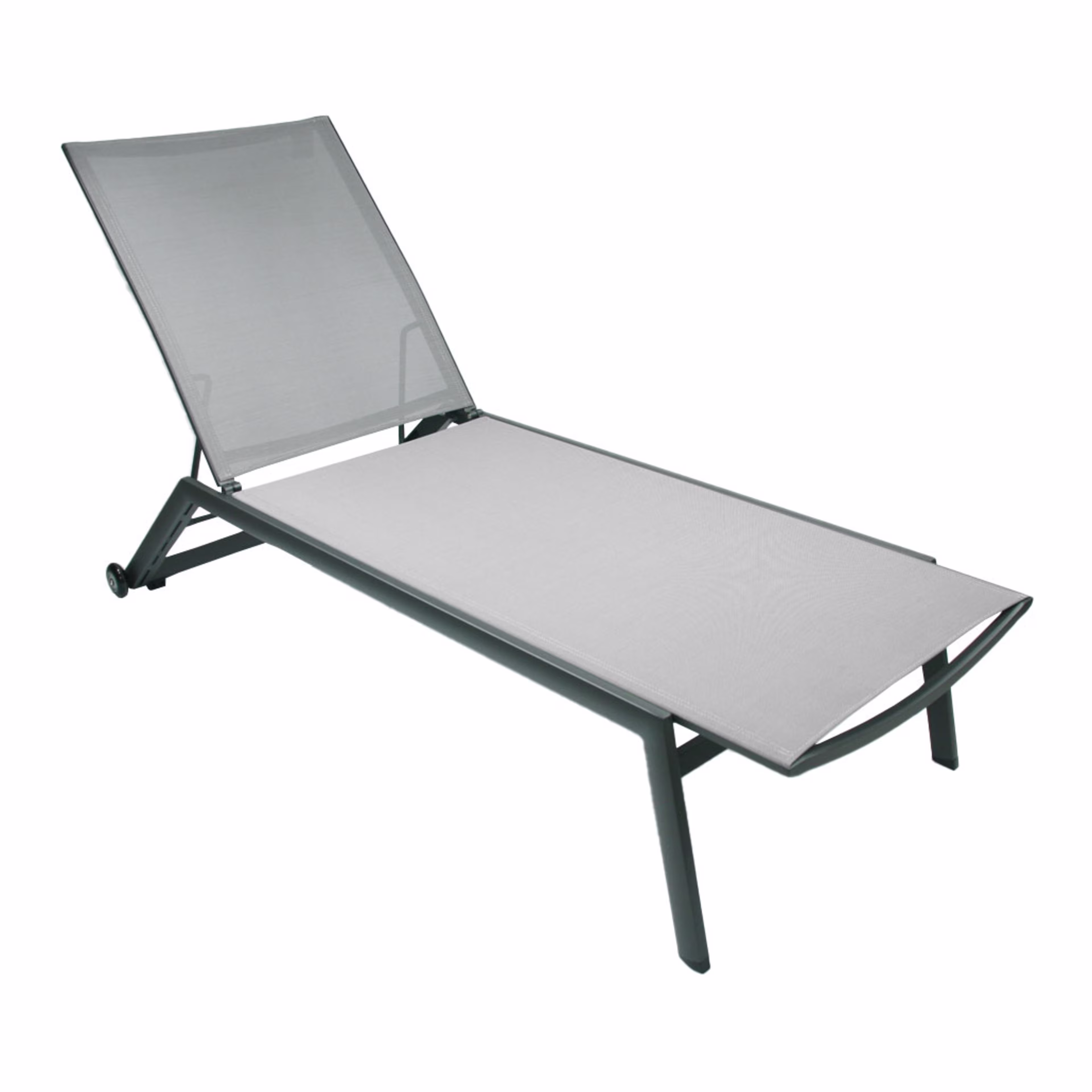 POVL Outdoor Eldrick Stacking Sling Chaise Lounge - Set of 16