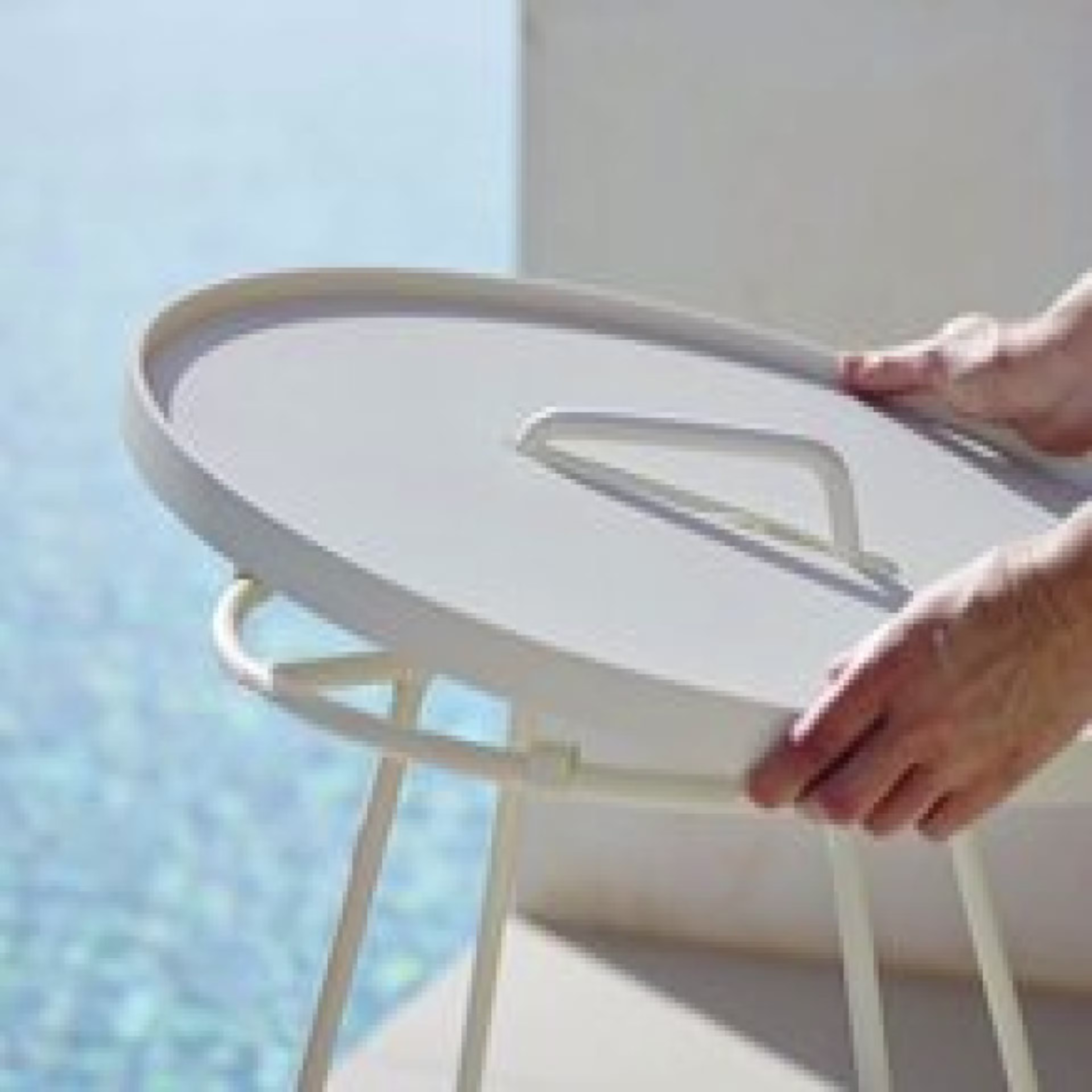 Cane-line On-The-Move 18" Aluminum Round Side Table