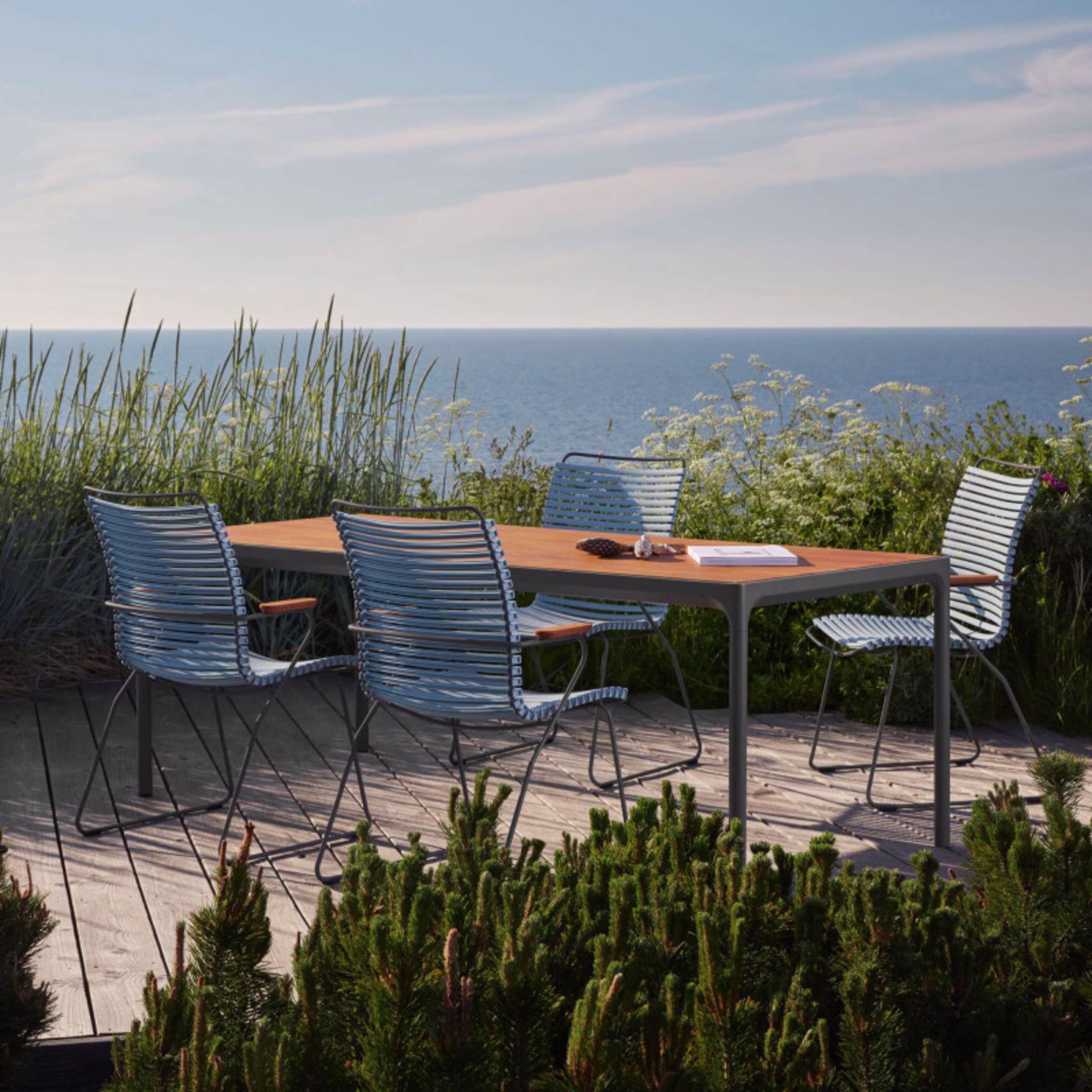 Houe Click Tall Back Stacking Dining Armchair