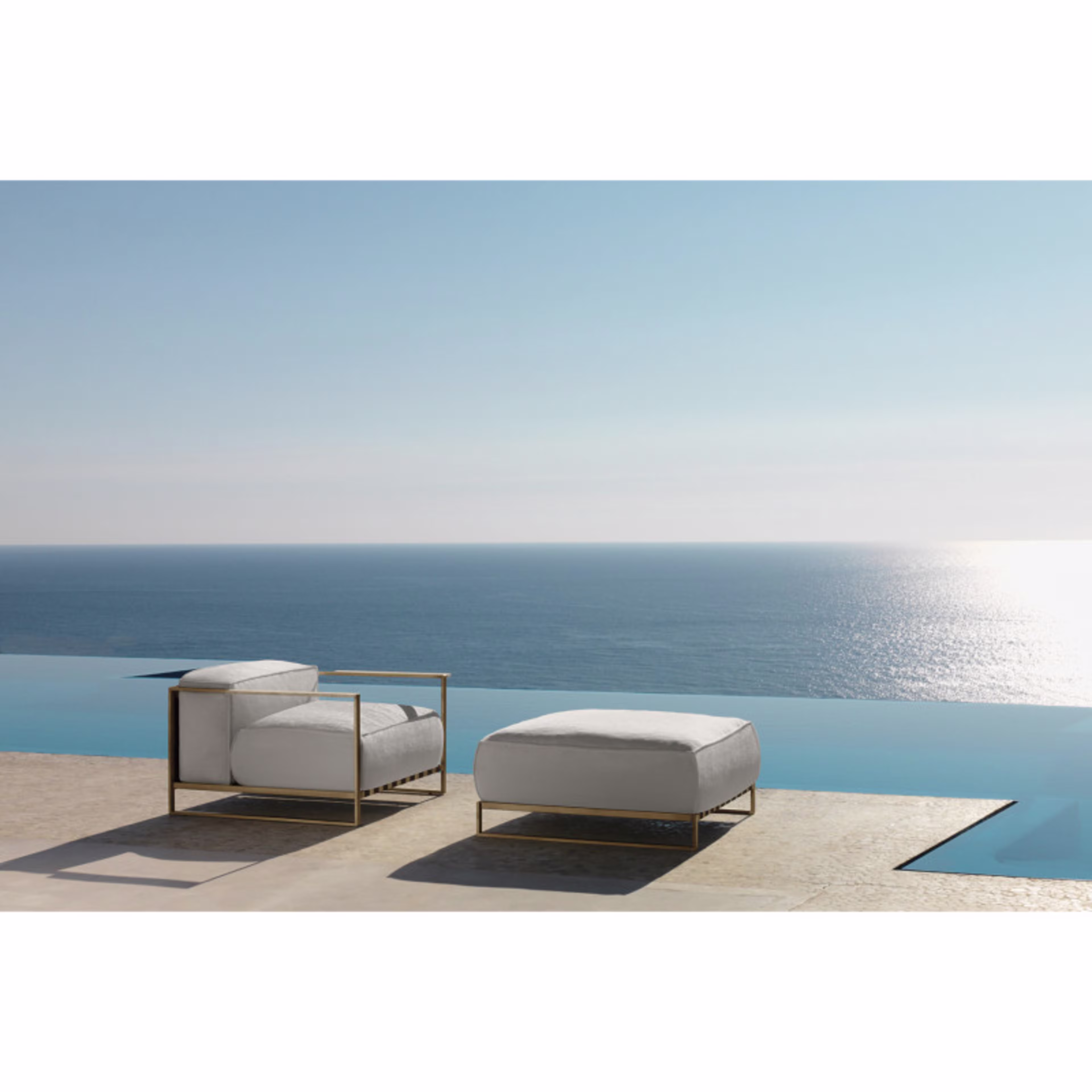 Talenti Casilda Steel Lounge Chair