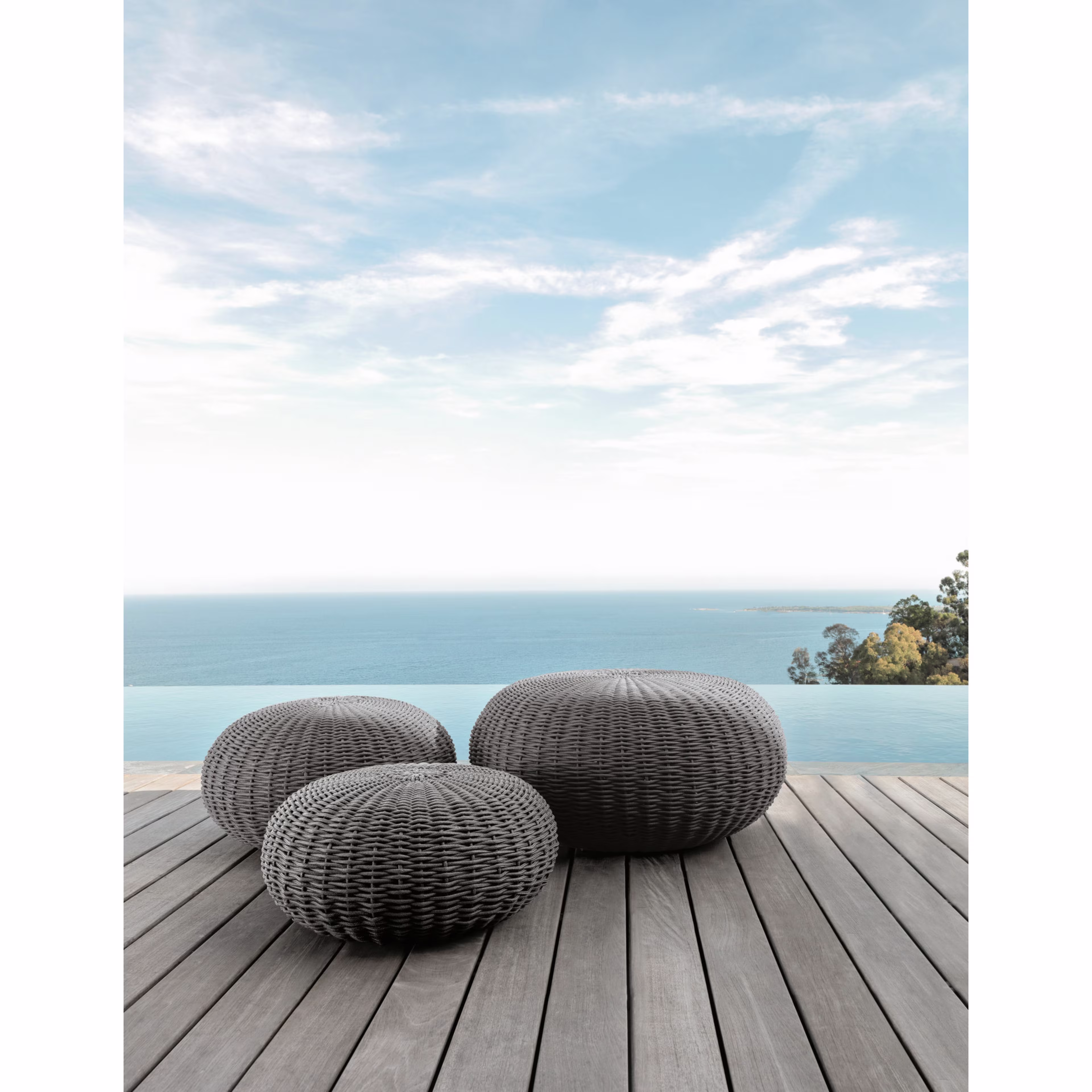 Talenti Jackie Rope Outdoor Pouf