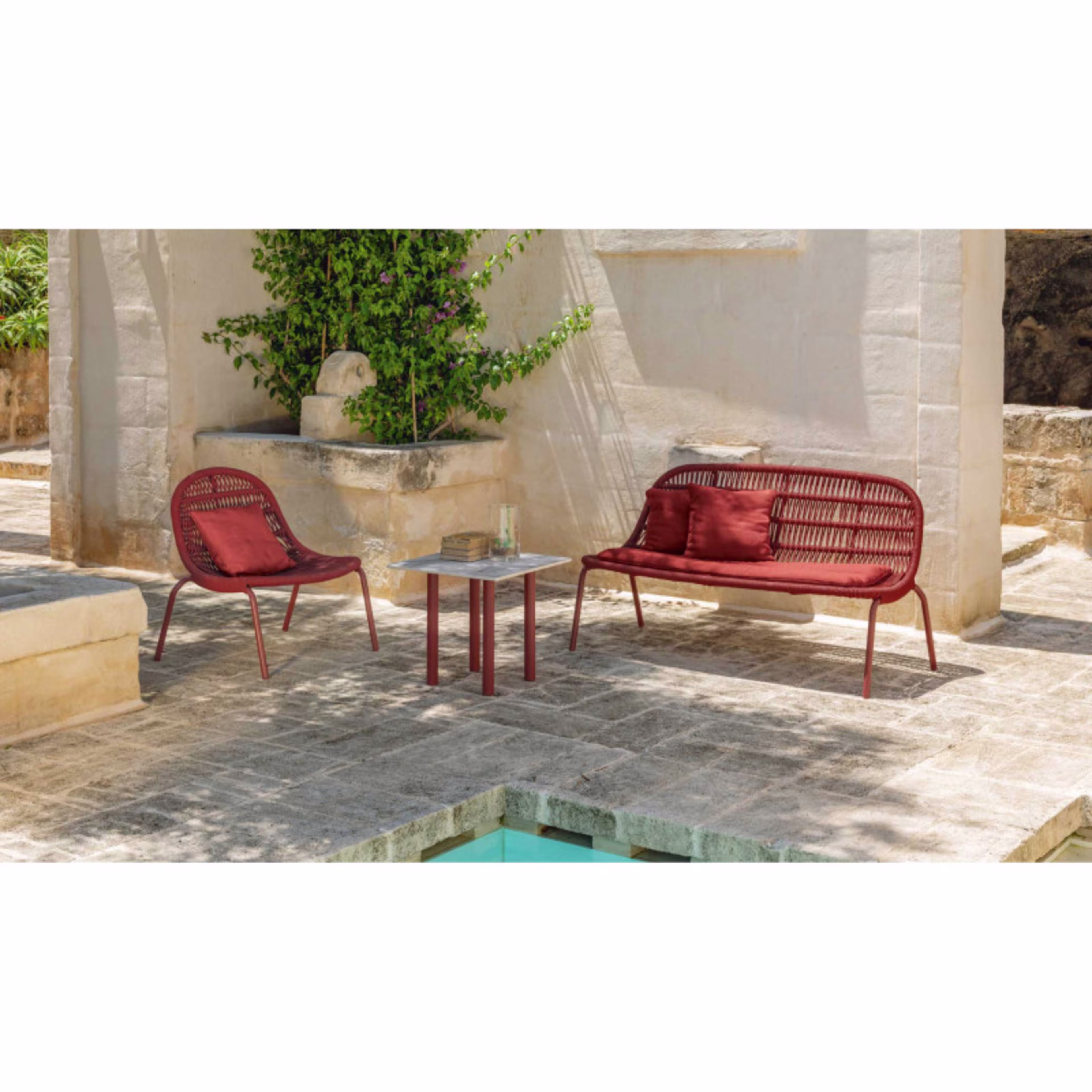 Talenti Panama Rope Loveseat