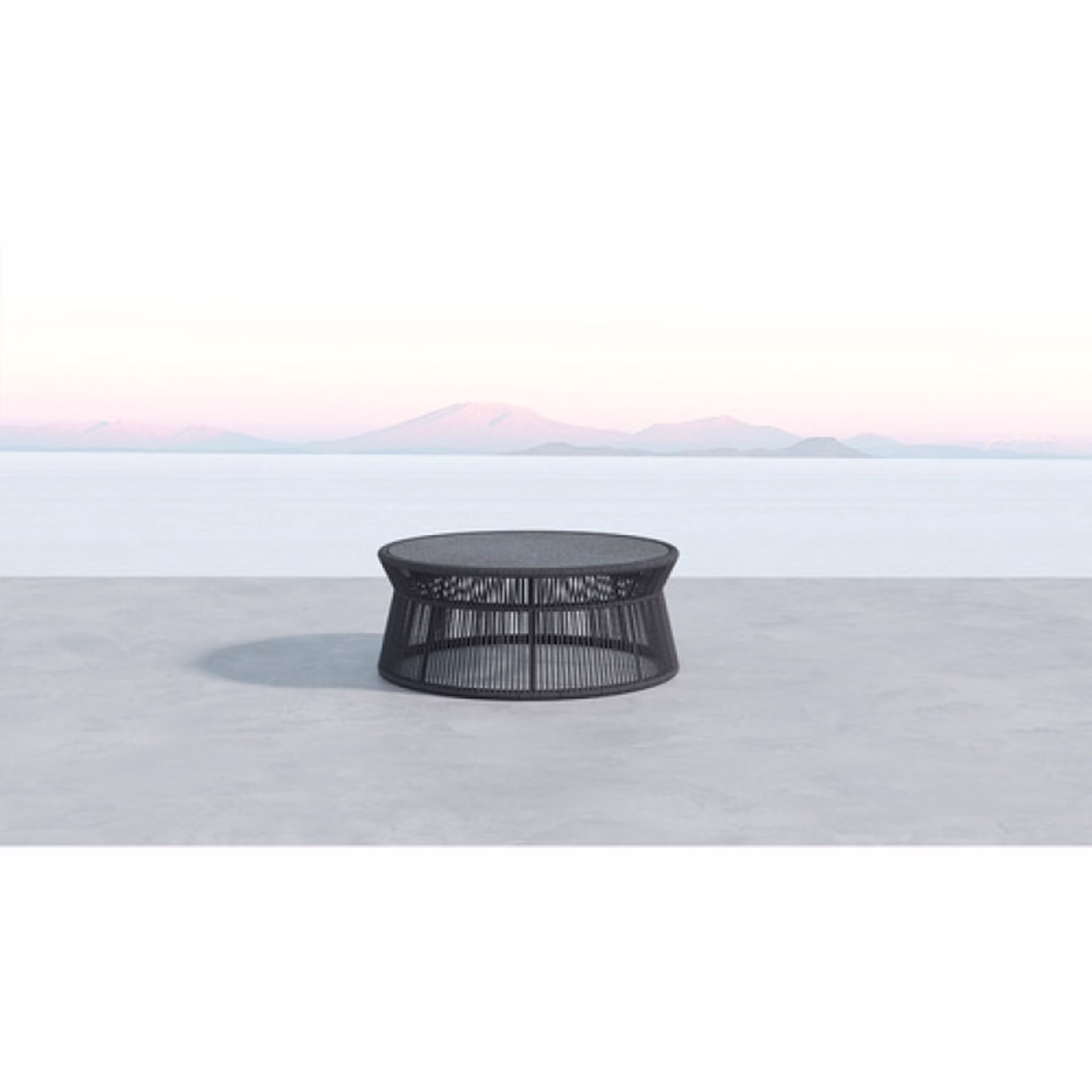 Sunset West Milano 40" Rope Round Coffee Table