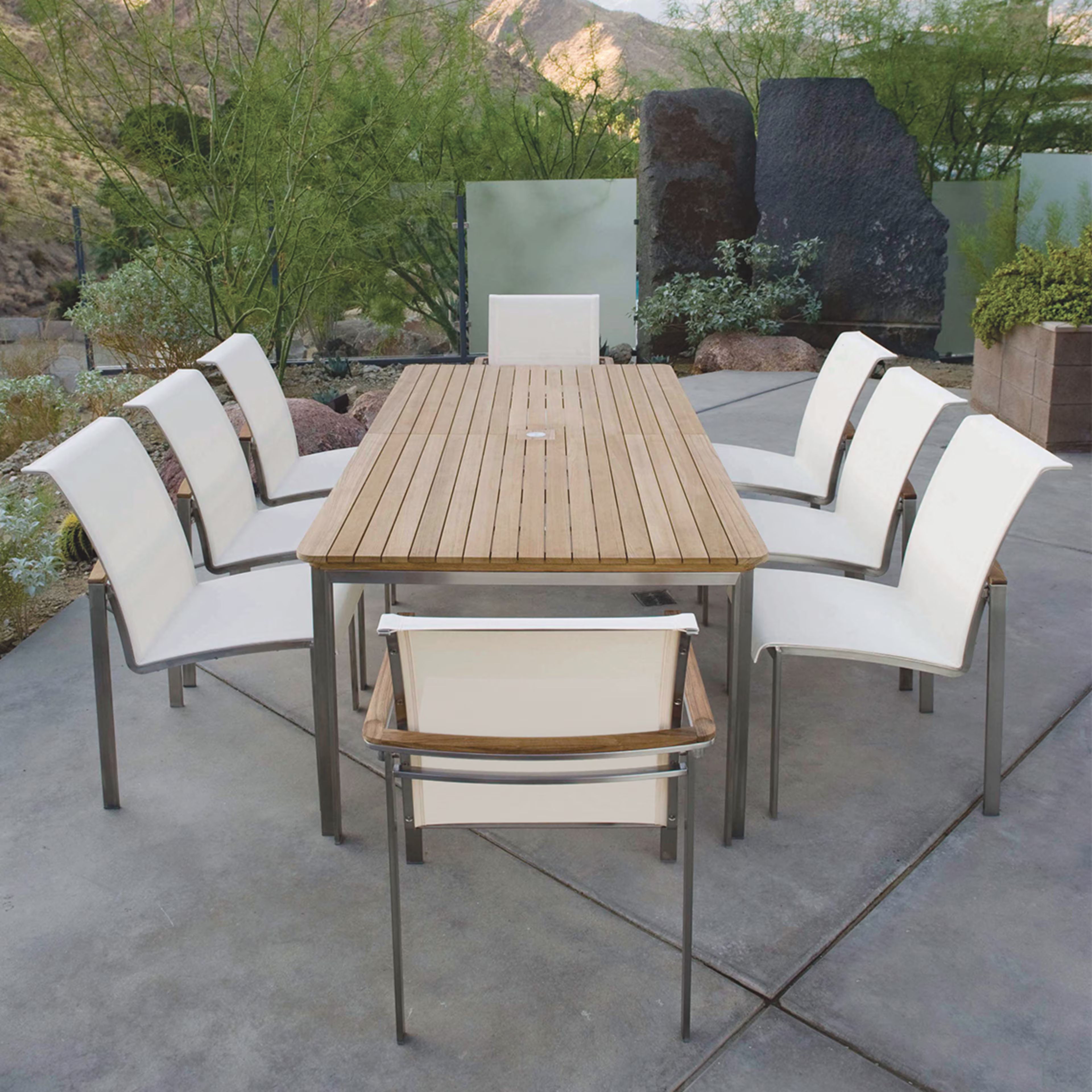 Kingsley Bate Tivoli 9-Piece Rectangular Patio Dining Set