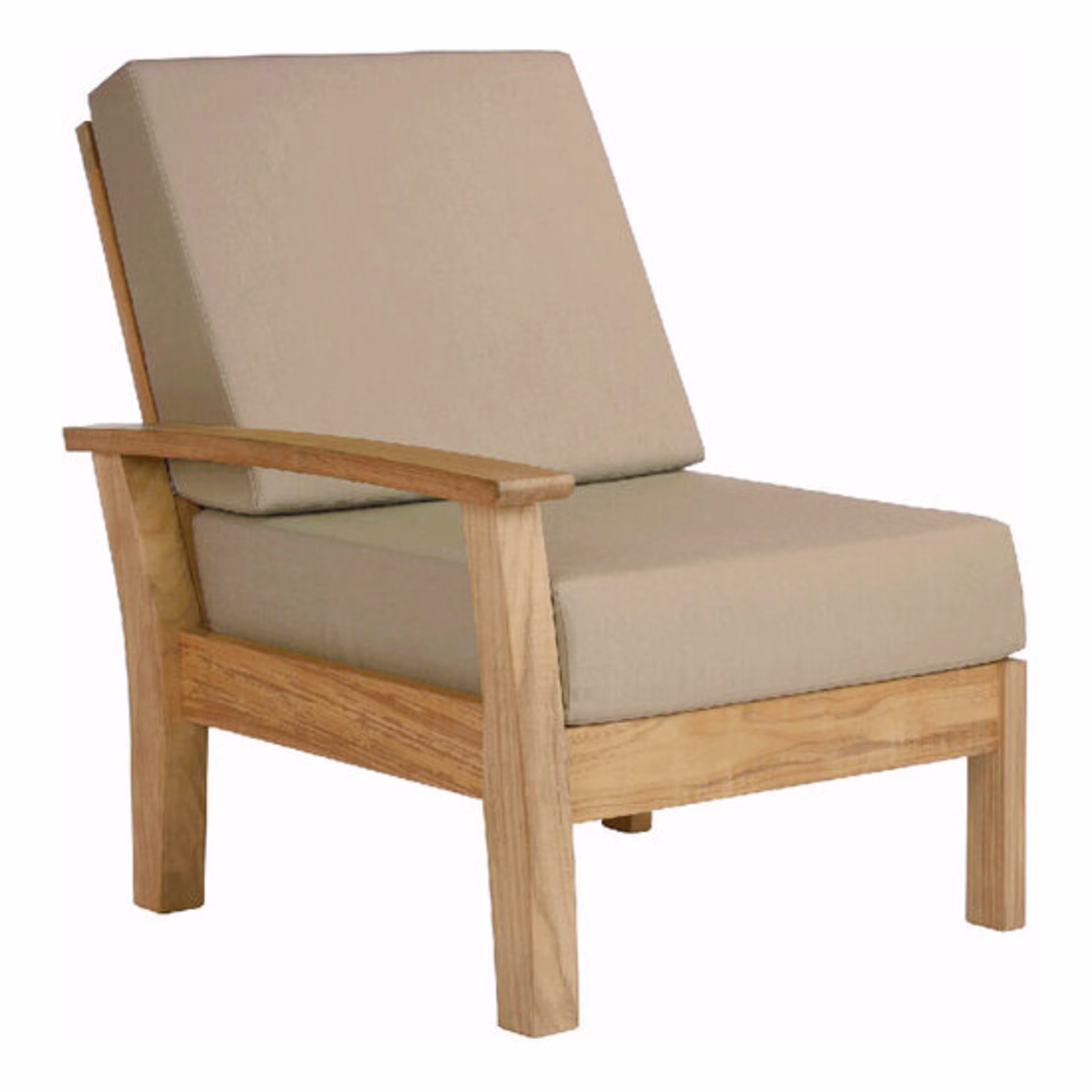 Barlow Tyrie Haven Teak Left End Outdoor Sectional Unit