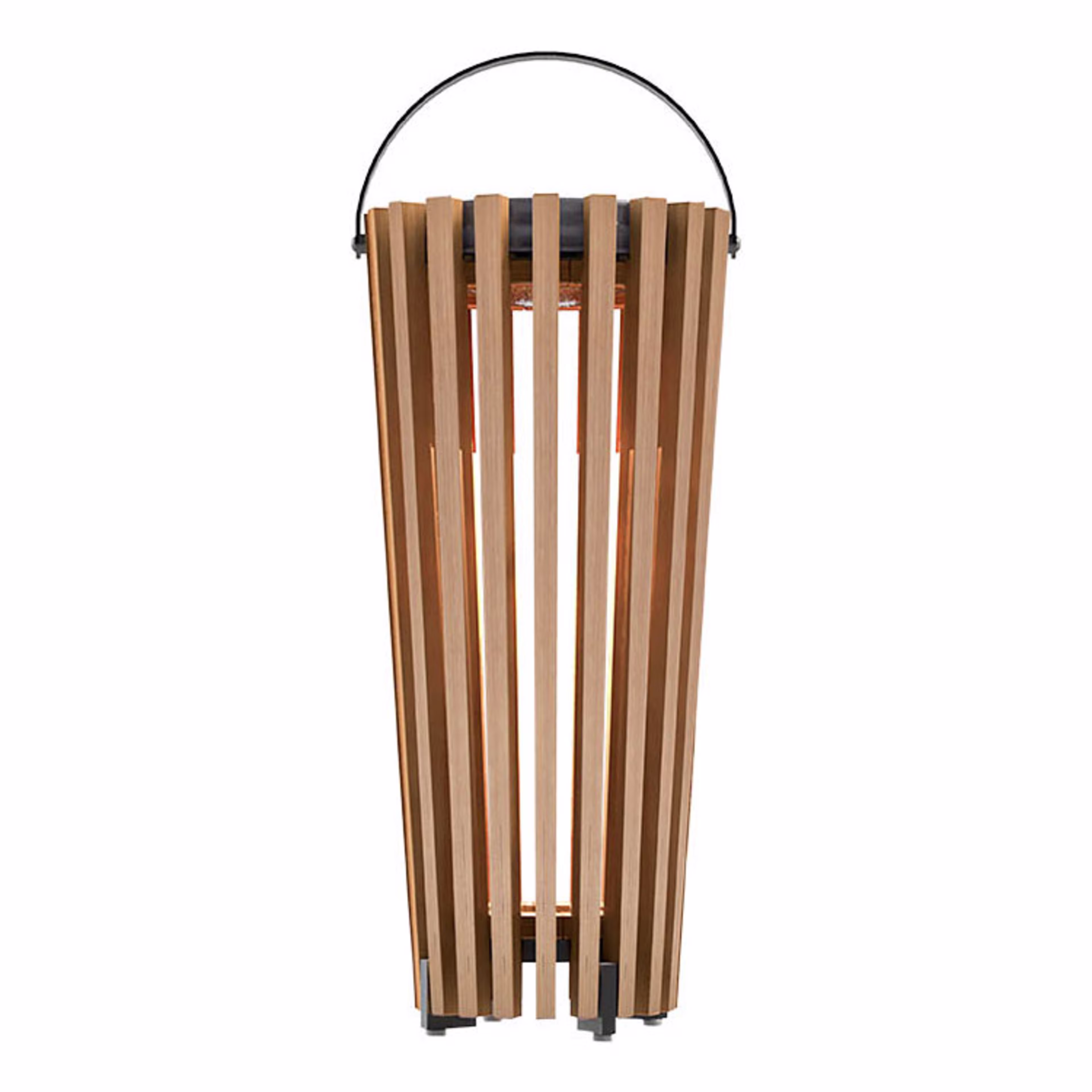 POVL Outdoor Björk Large Teak Solar LED Lantern
