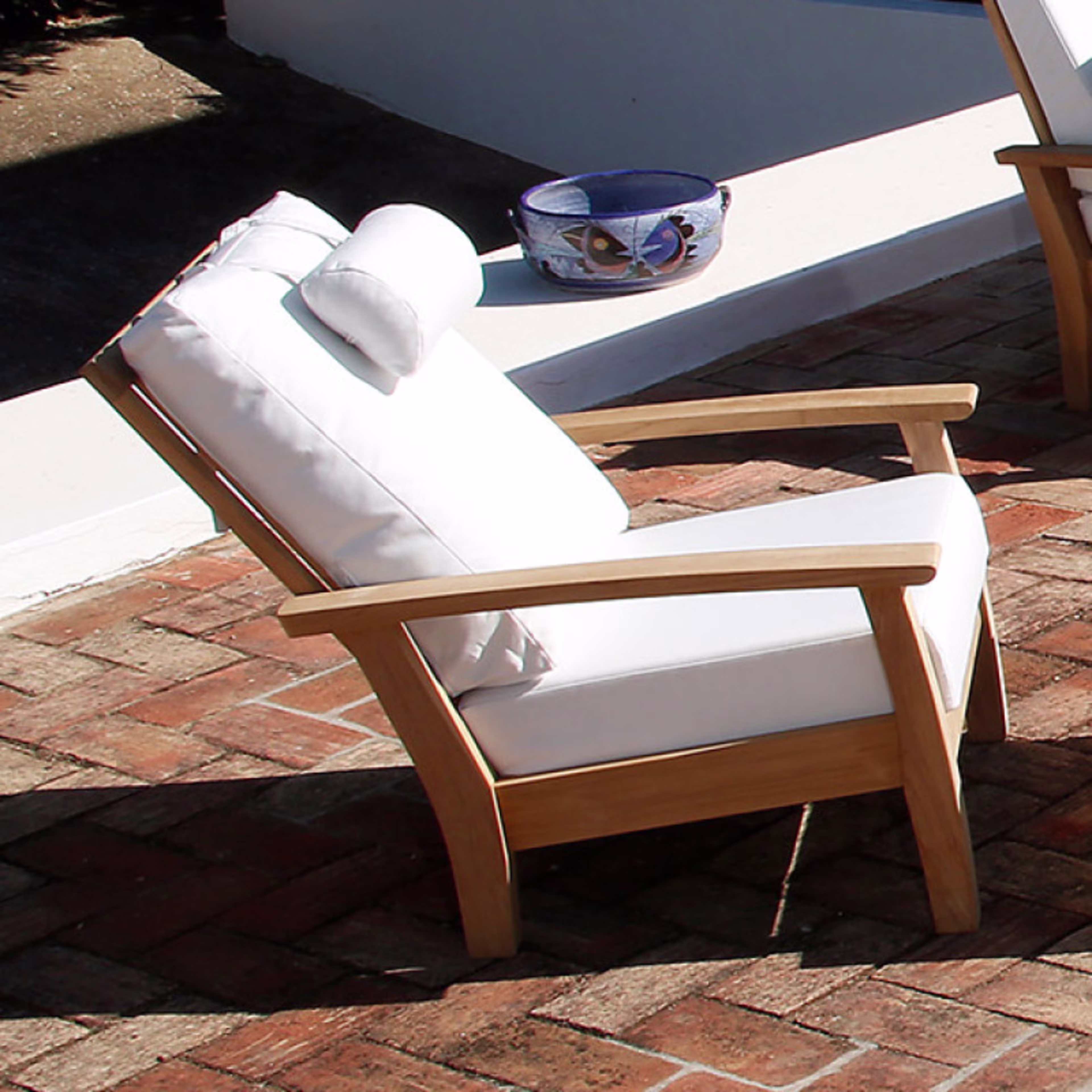Barlow Tyrie Haven Reclining Teak Lounge Chair