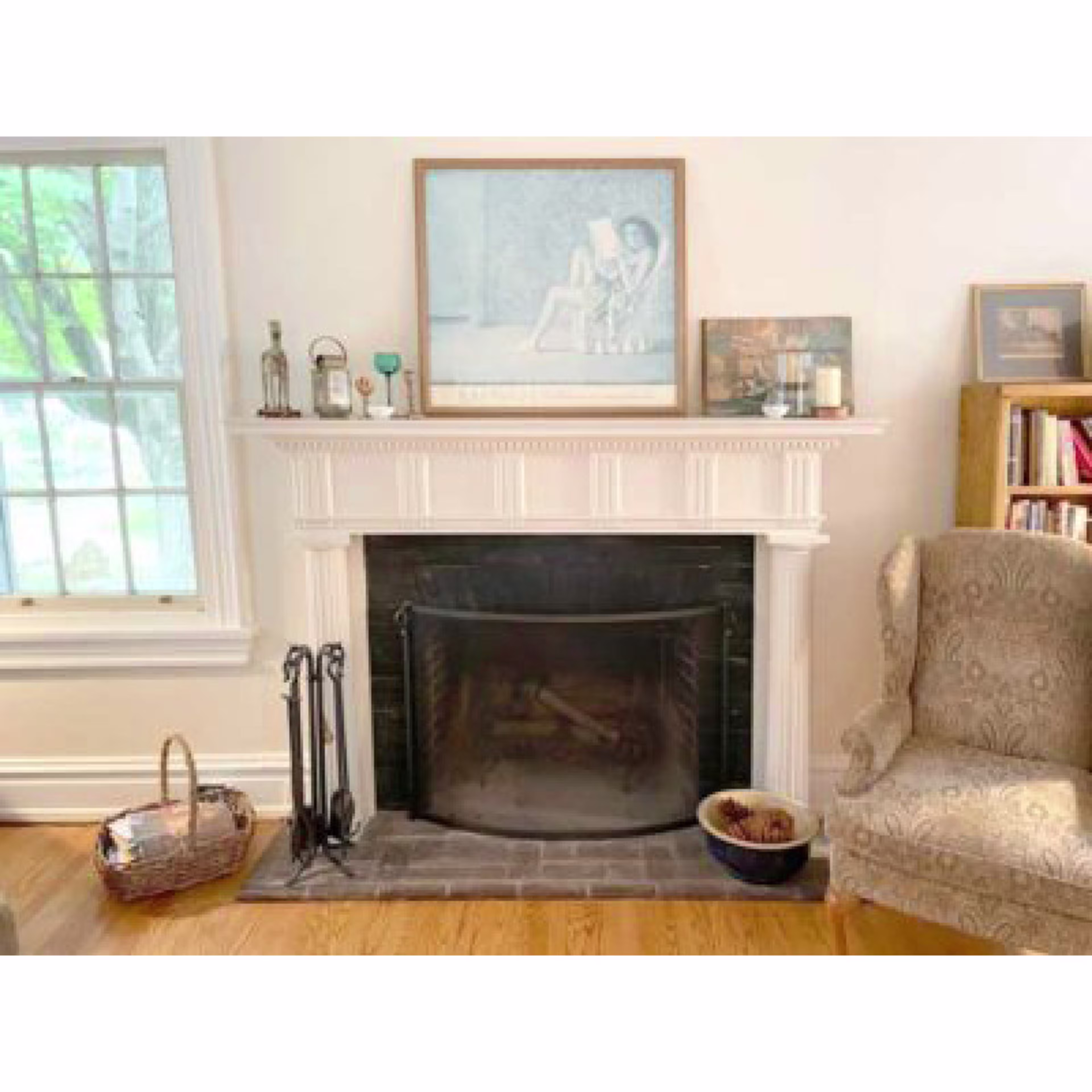 Pilgrim Craftsman Bowed Fireplace Screen