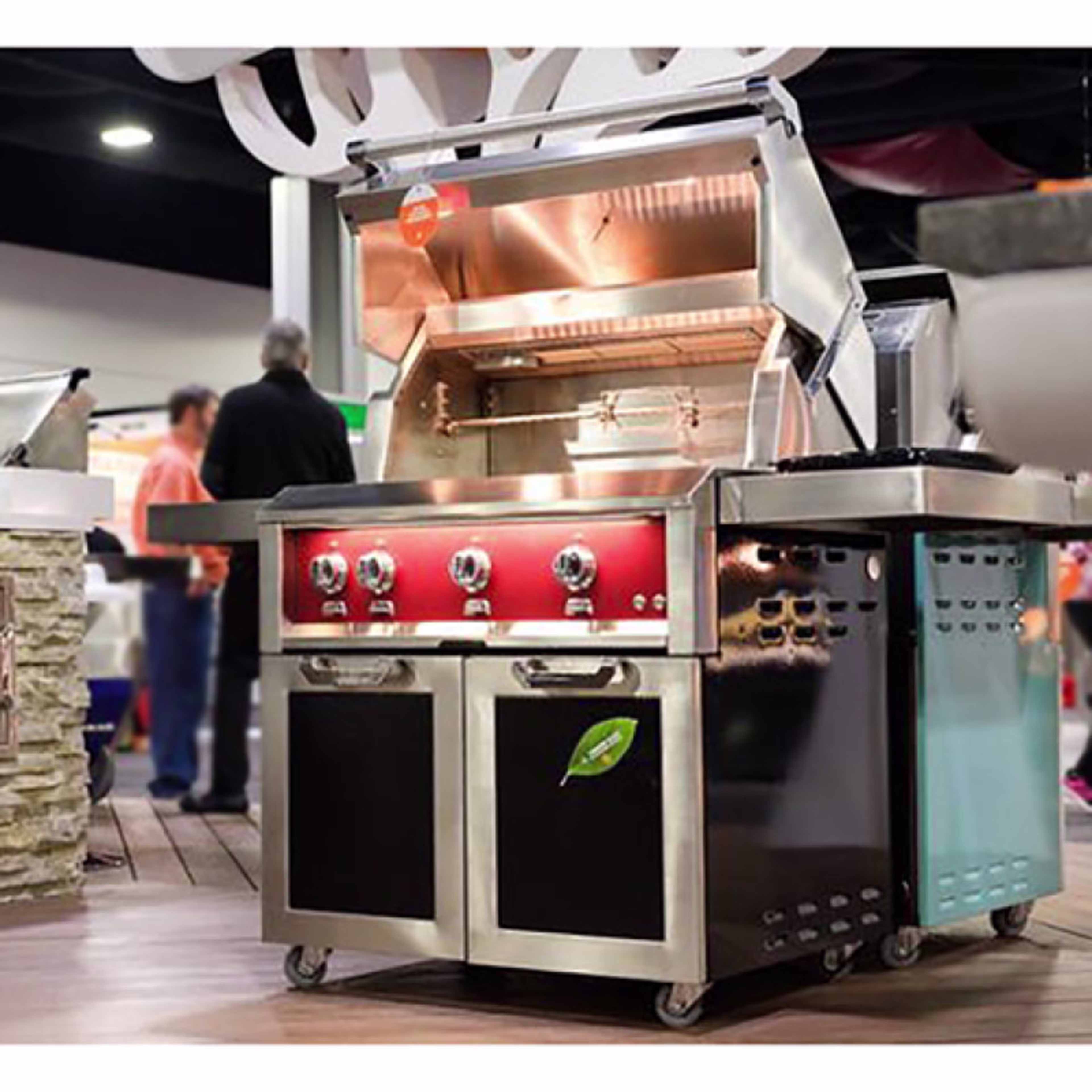 Hestan 36" Freestanding Gas Grill with Rotisserie on Tower Cart